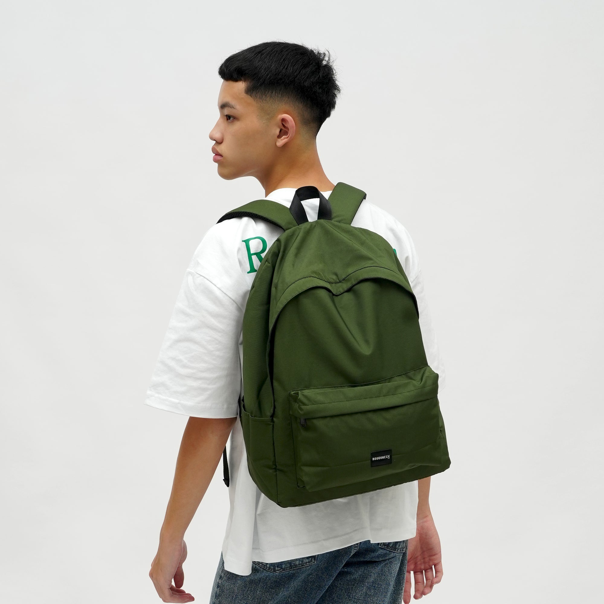 Roughneck BP019 Army Green Easter Island Backpack