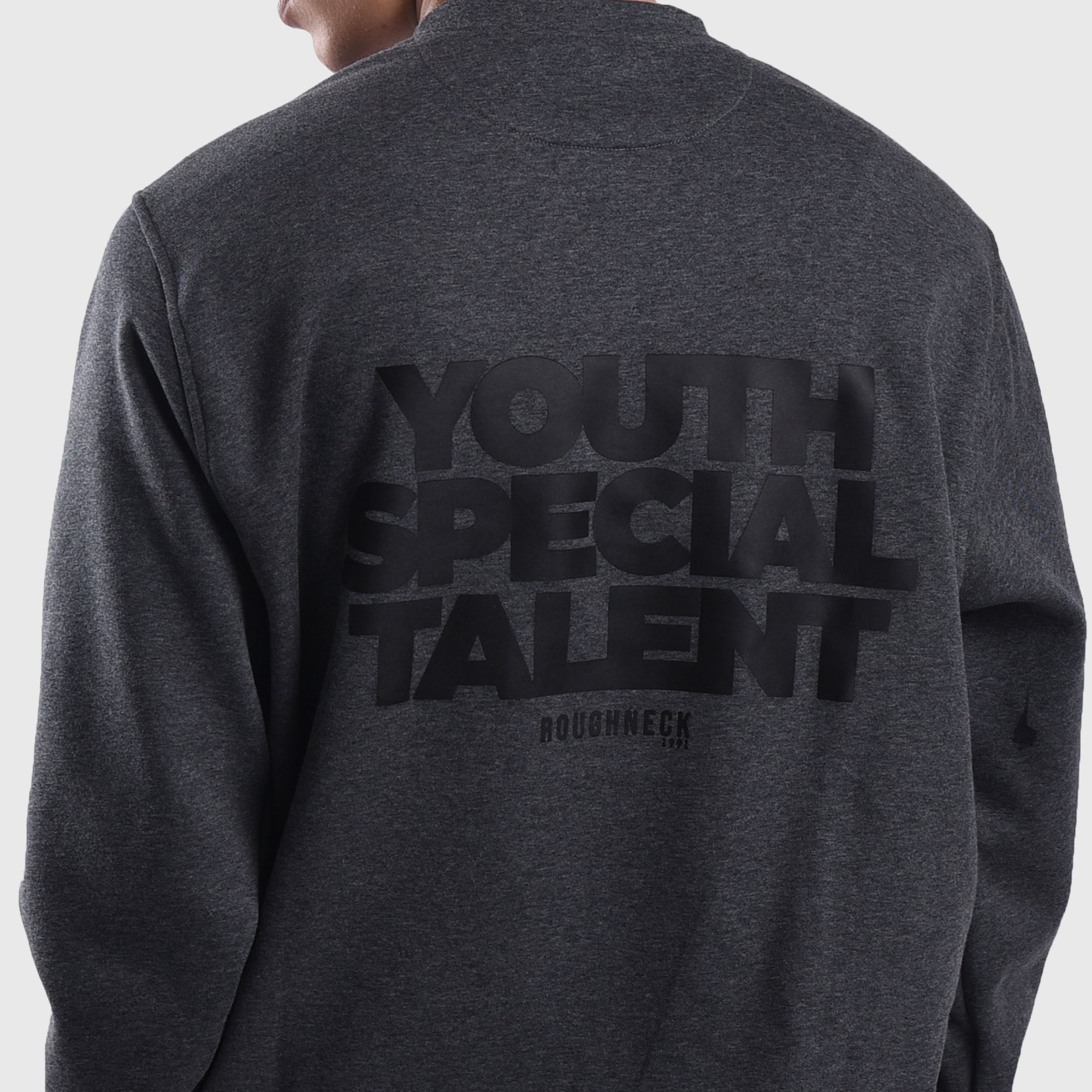 SS474 Grey Youth Talent Crewneck