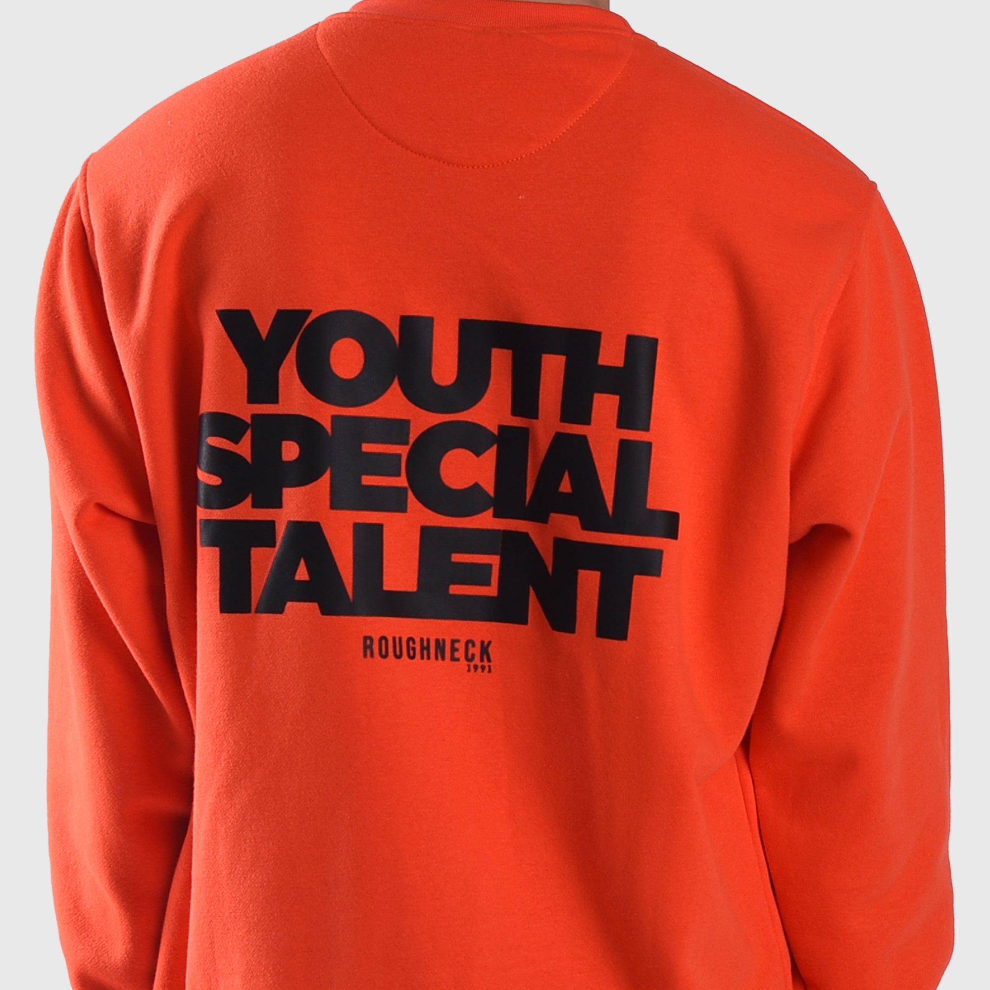 SS475 Orange Youth Talent Crewneck