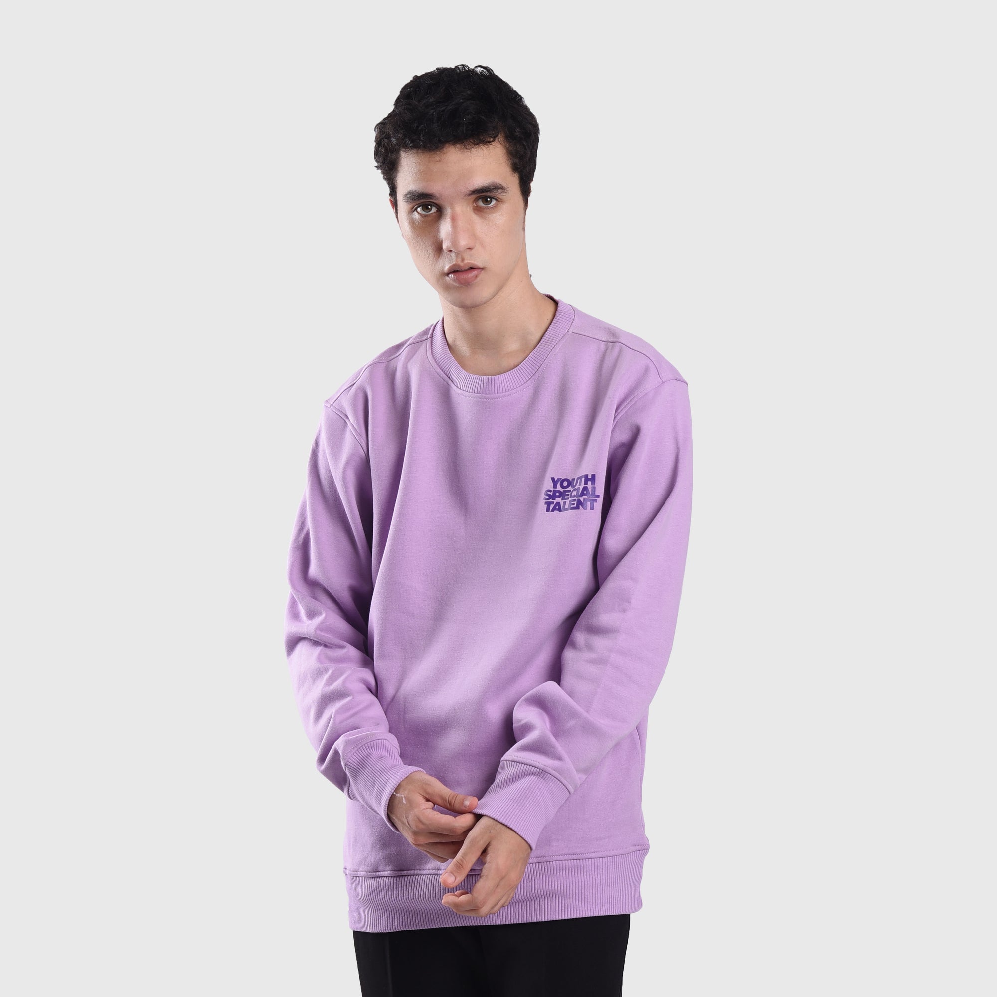 SS493 Lilac Youth Talent Crewneck