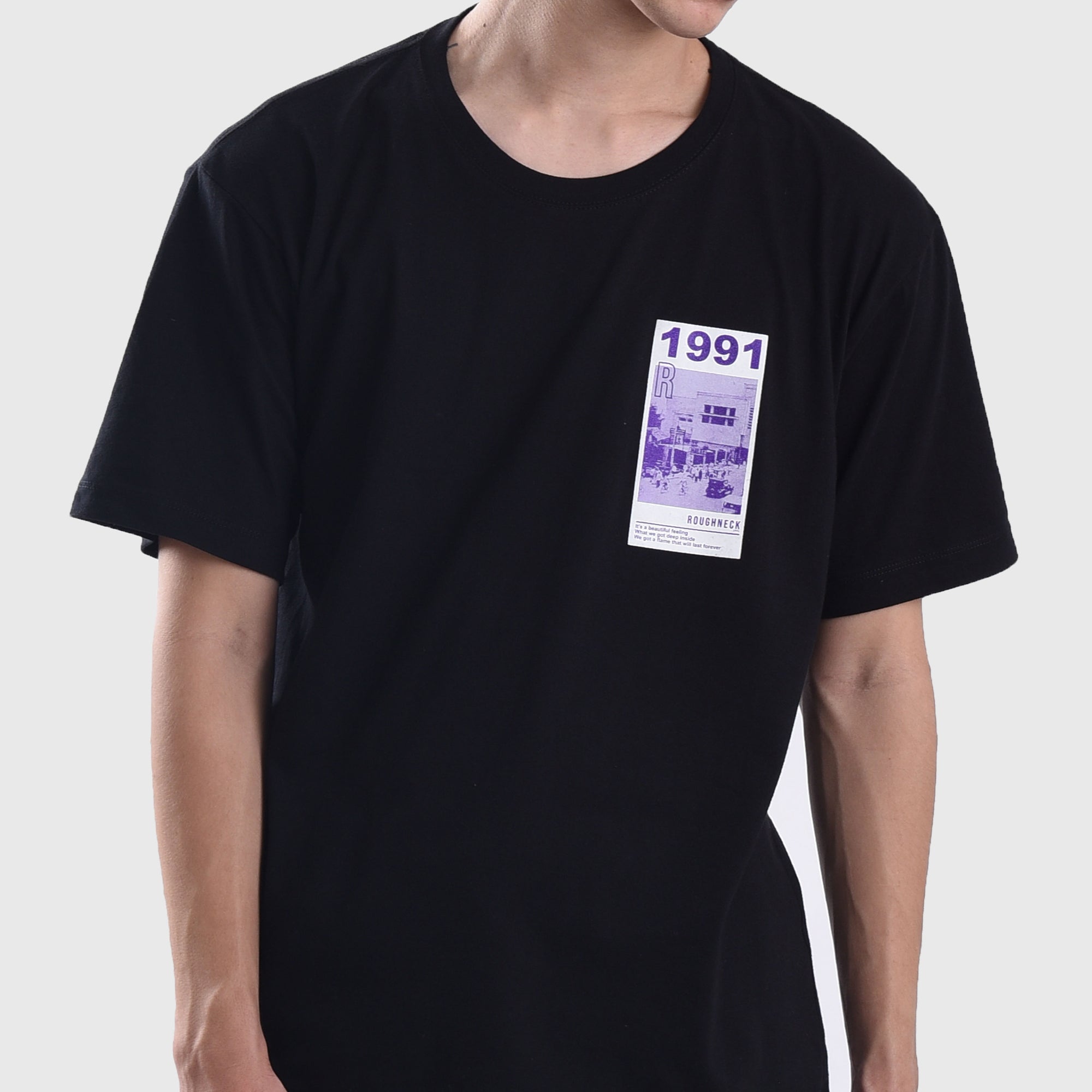 T532 Black Old Jakarta Tshirt