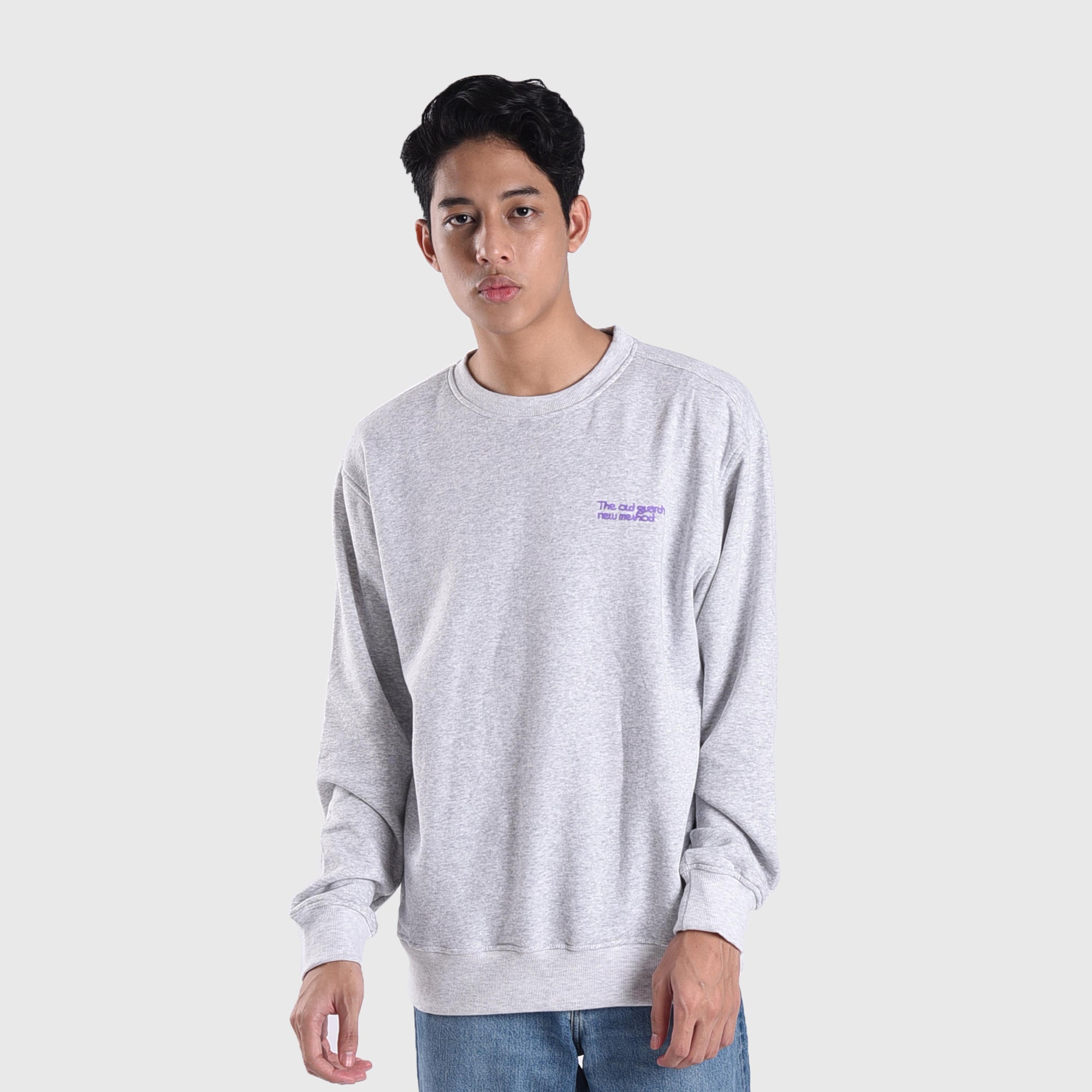 SS508 Misty Grey The Old Guards Crewneck