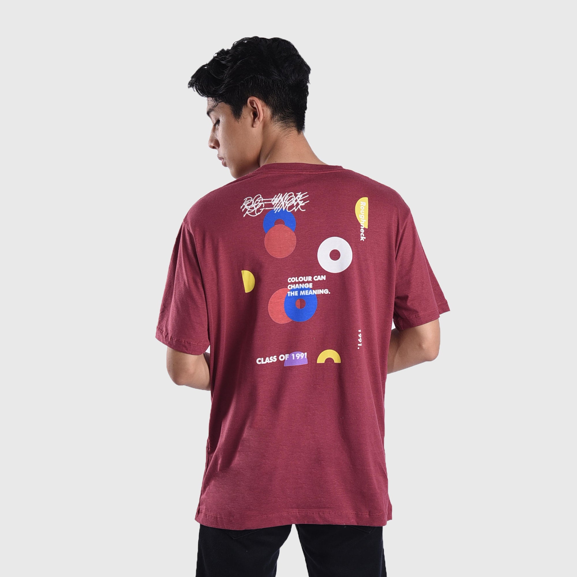 T553 Maroon Change The Meaning Tshirt
