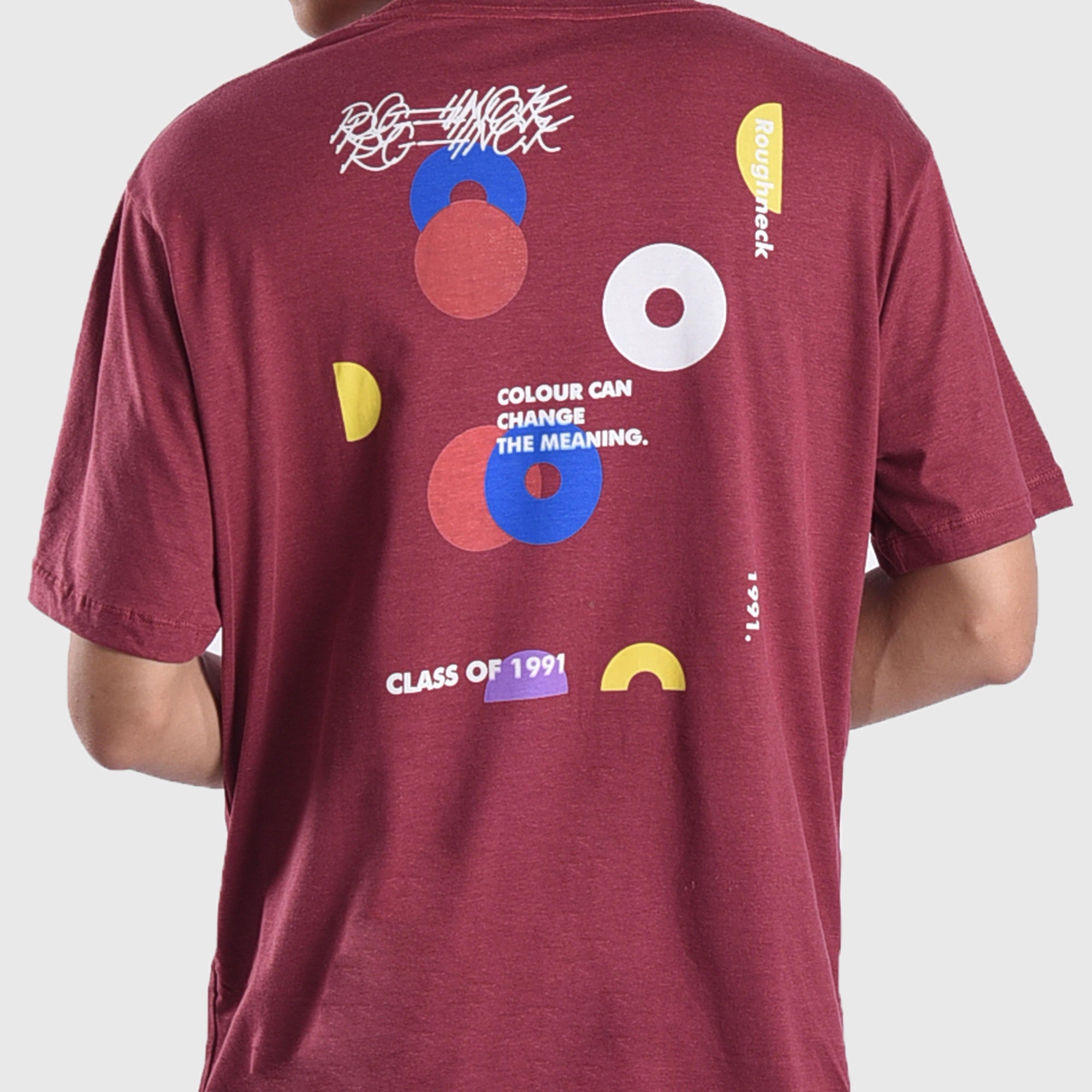 T553 Maroon Change The Meaning Tshirt