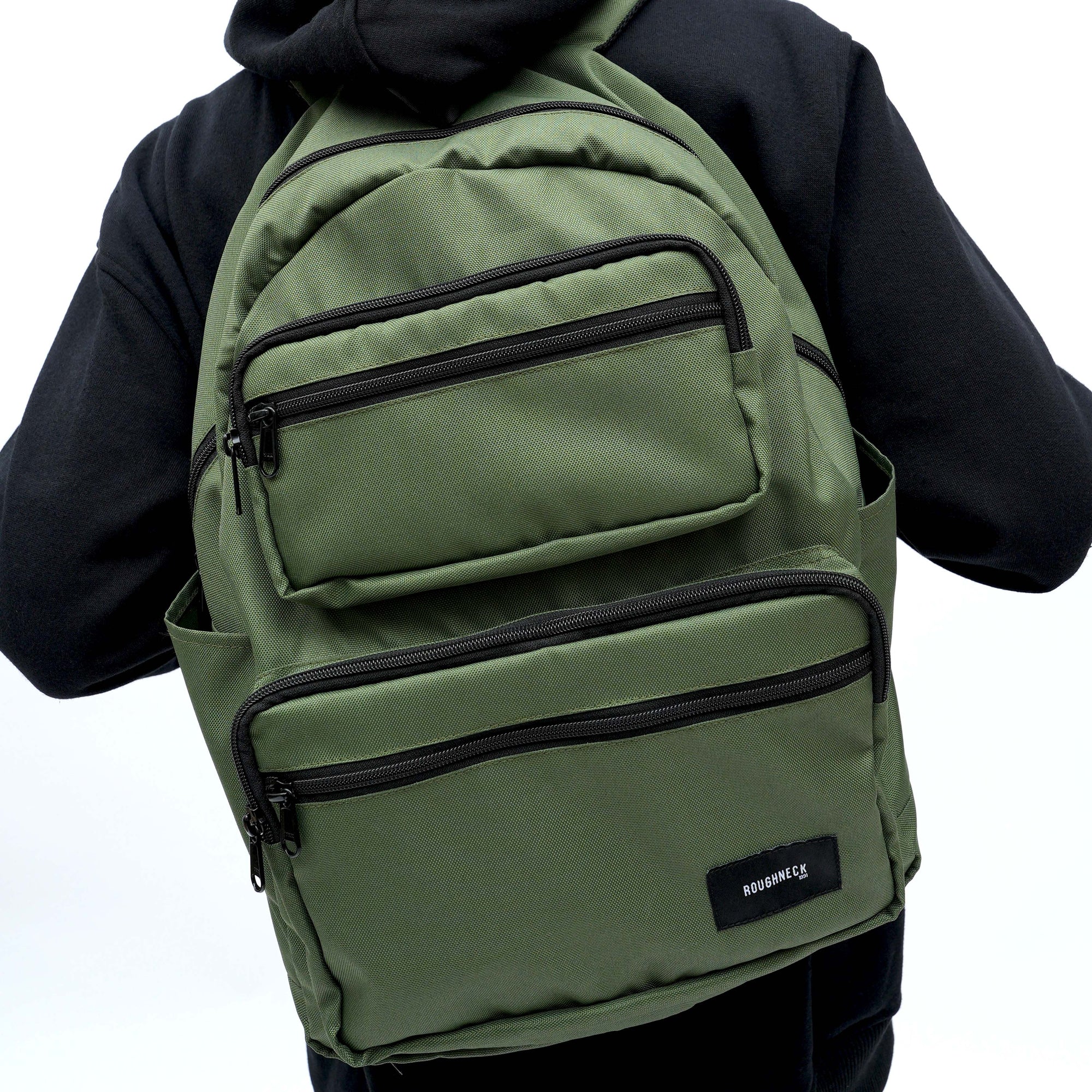 Roughneck BP035 Dark Green Back To School Backpack