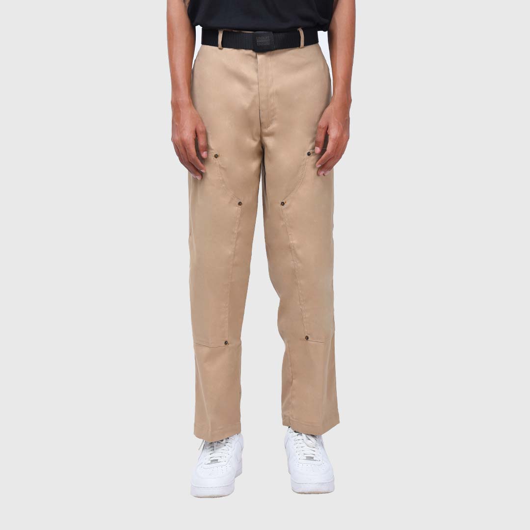 C016 Khaki Mousset Pants