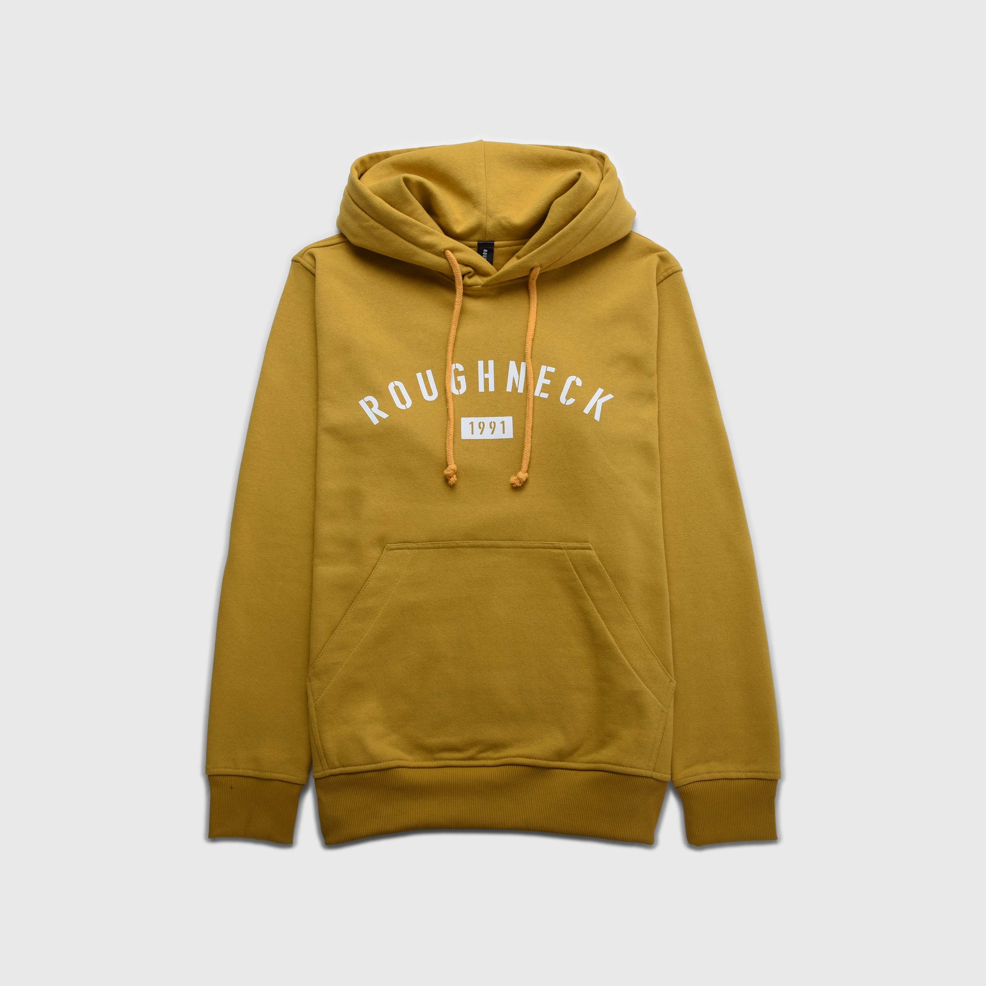 H077 Mustard Sig 1991 White Hoodie