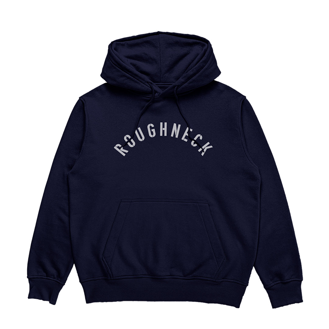 H149 Navy Sig White Hoodie