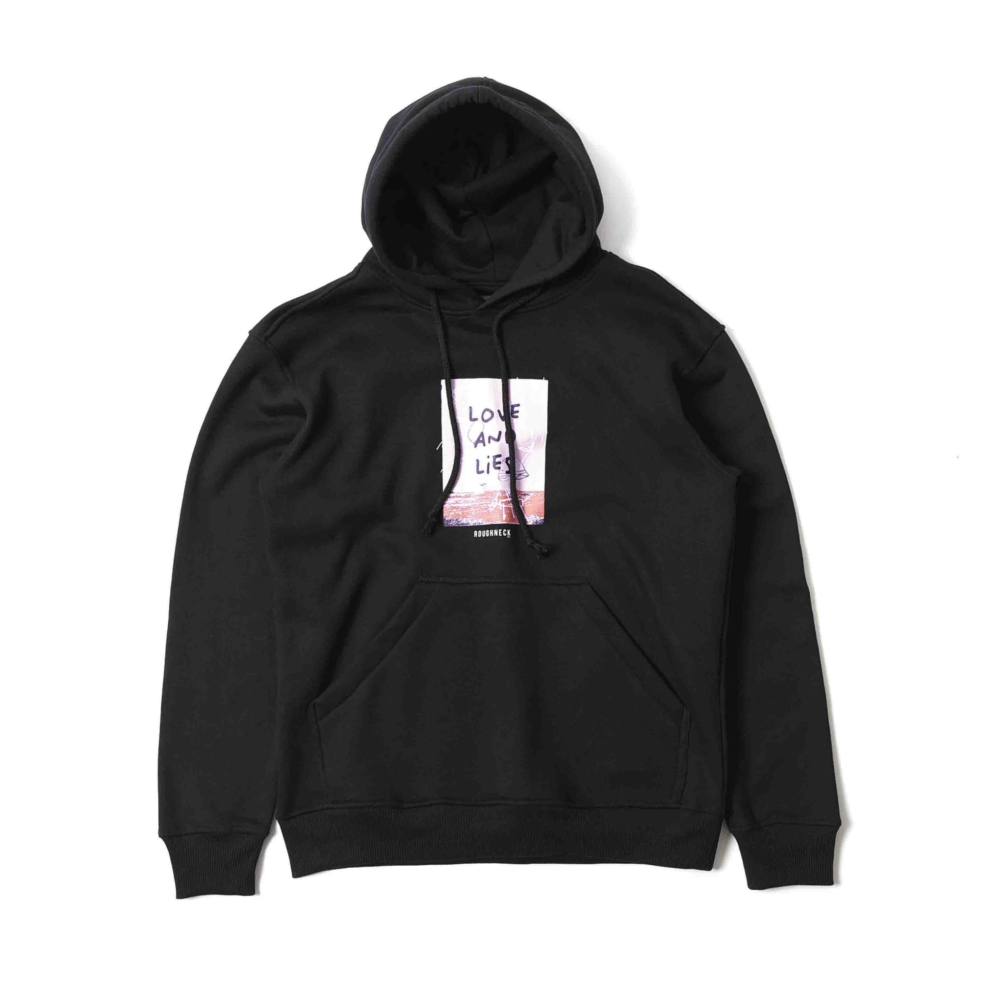 Roughneck H227 Black Love and Lies Hoodie