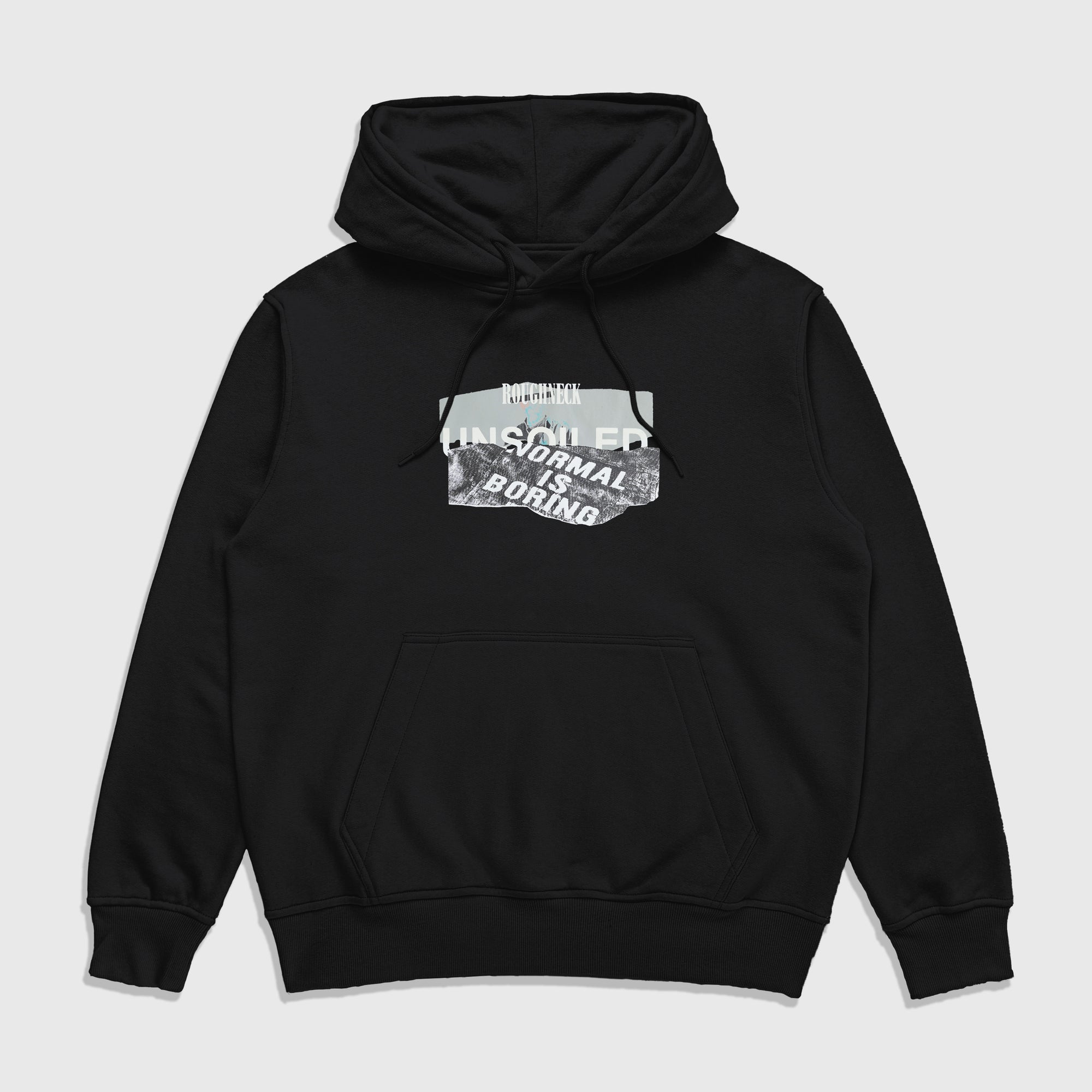 H229 Black Unsoiled Hoodie