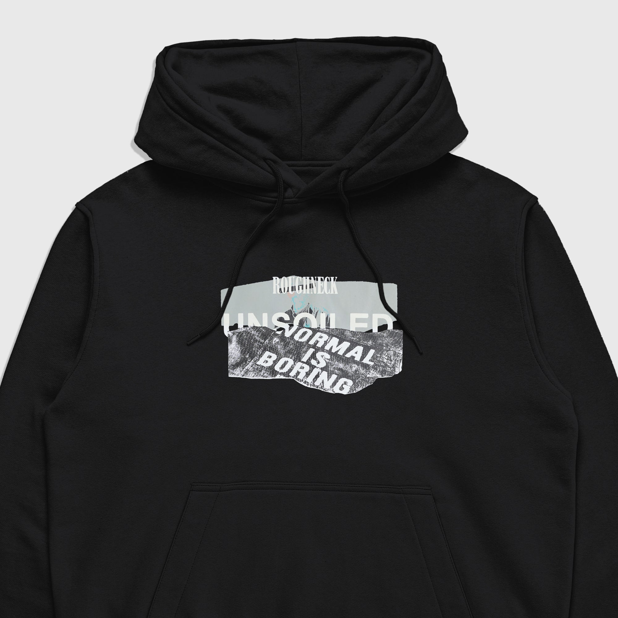 H229 Black Unsoiled Hoodie