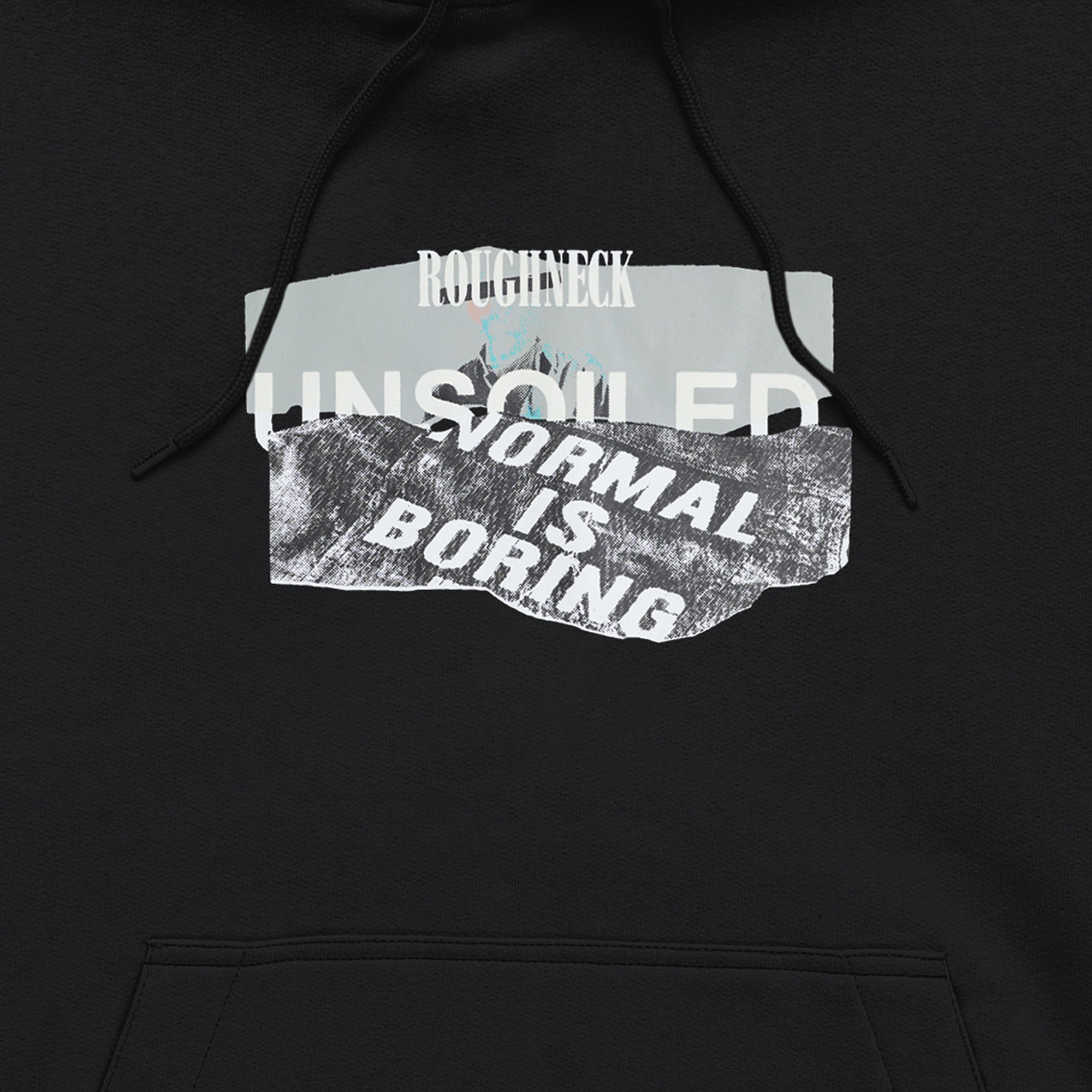 H229 Black Unsoiled Hoodie