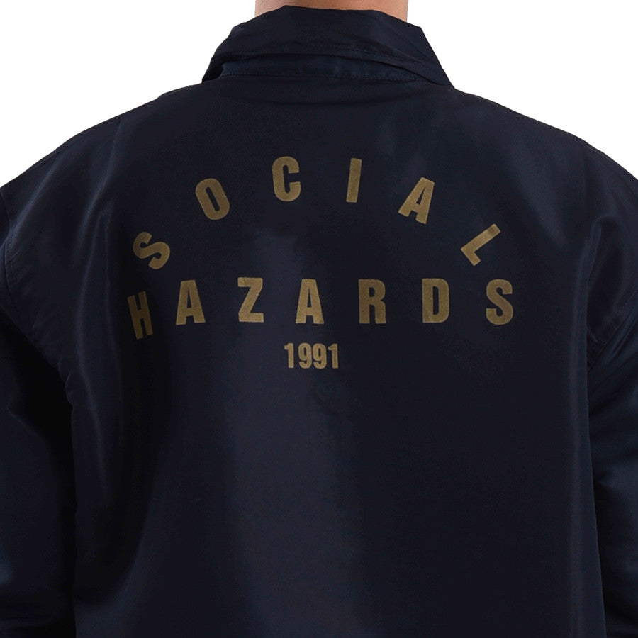 CJ024 Navy Social Hazards Coach Jacket