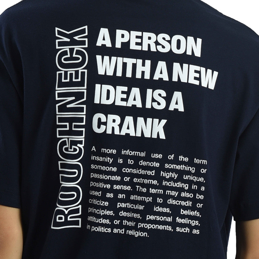 T359 Navy Crank Tshirt