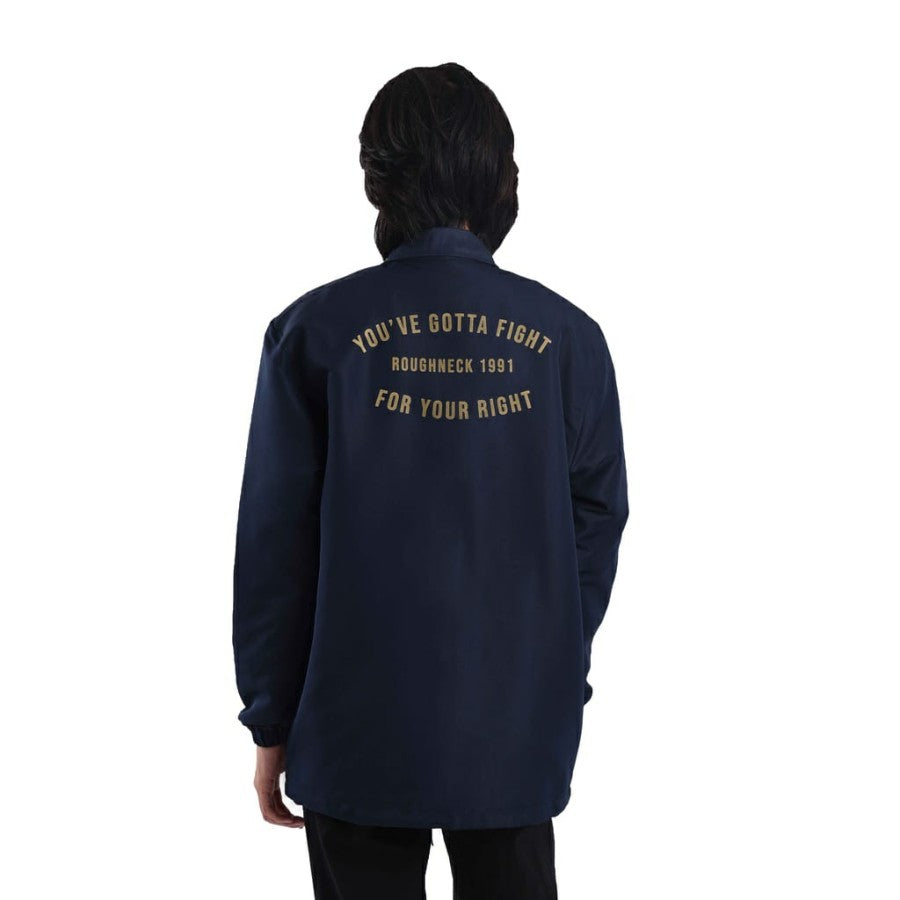 CJ028 Navy Gotta Fight Coach Jacket