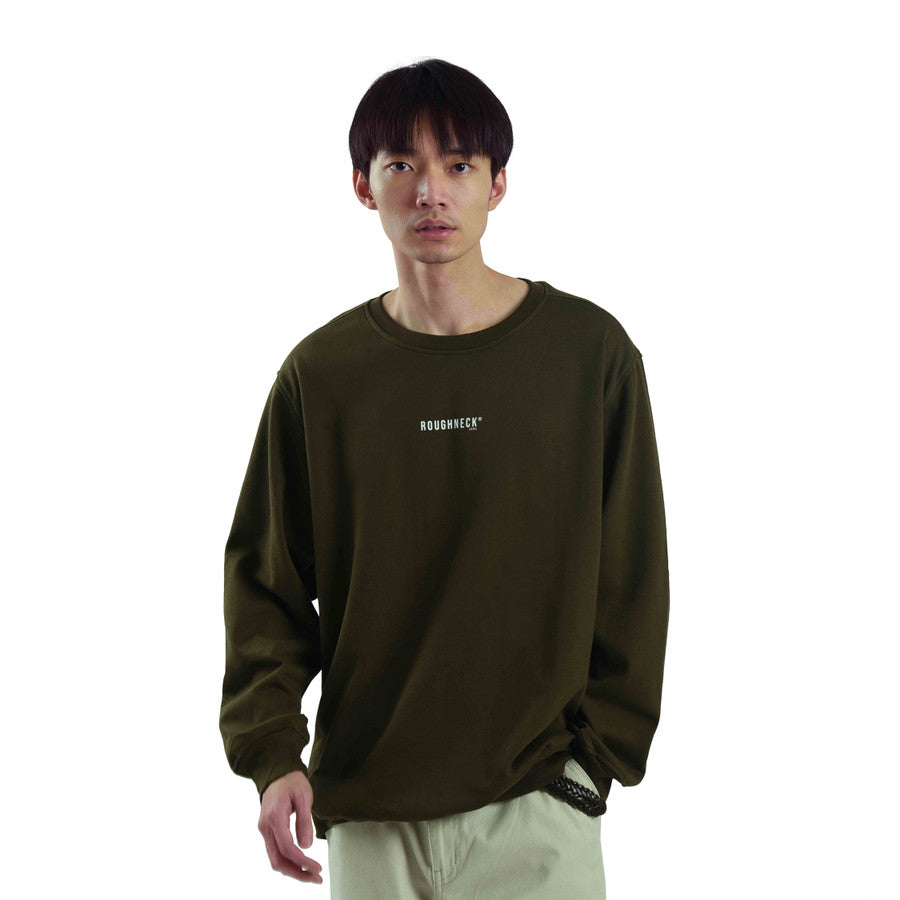 SS045 Army Mini Sig White Sweatshirt