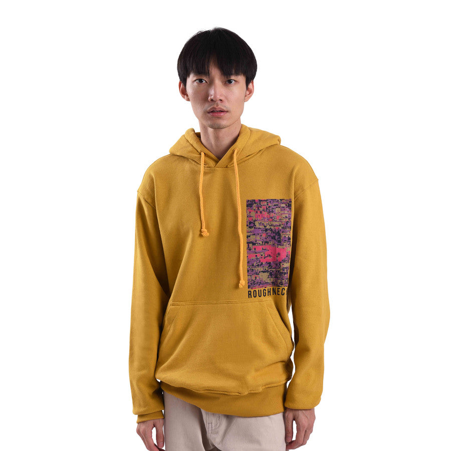 H074 Mustard Noisy Boys Hoodie