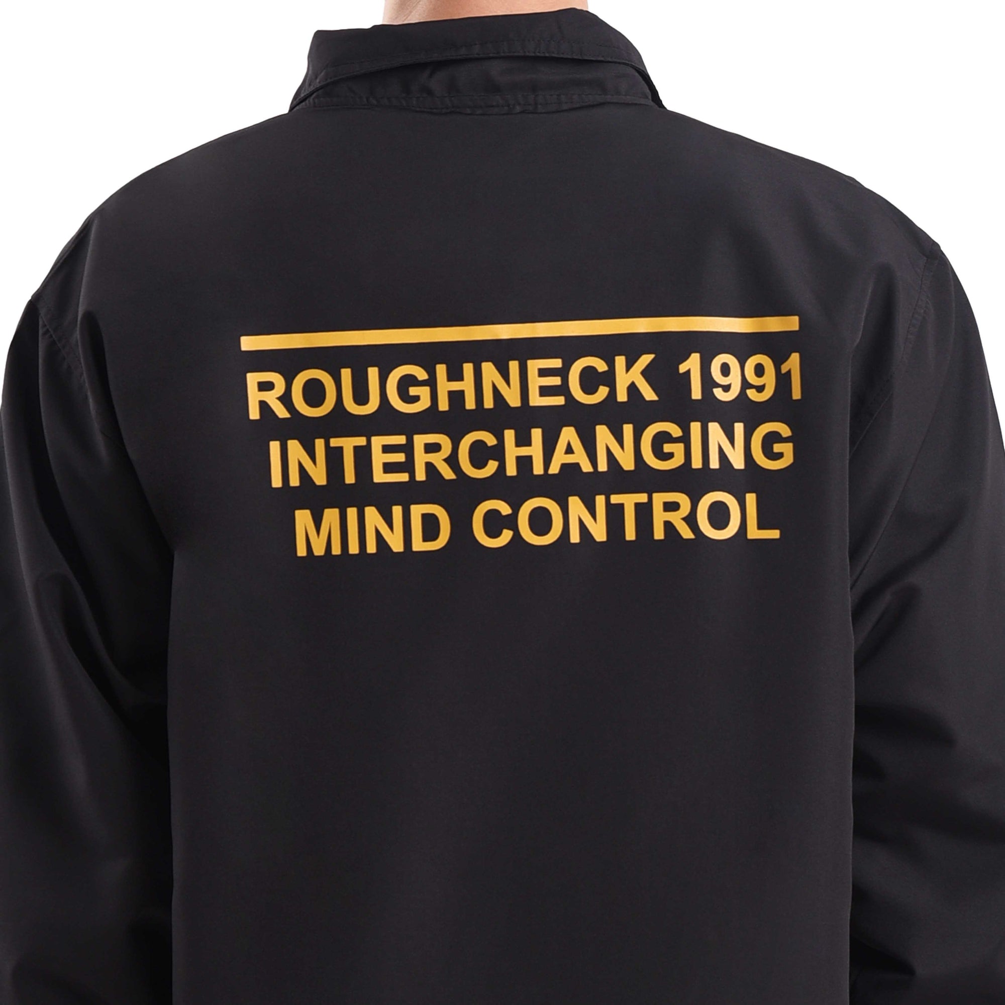 CJ033 Black Mind Control Coach Jacket