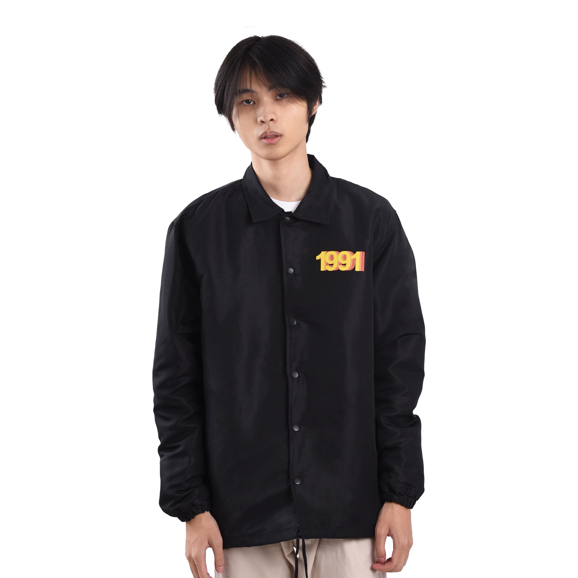 CJ144 Black Reflected Coach Jacket