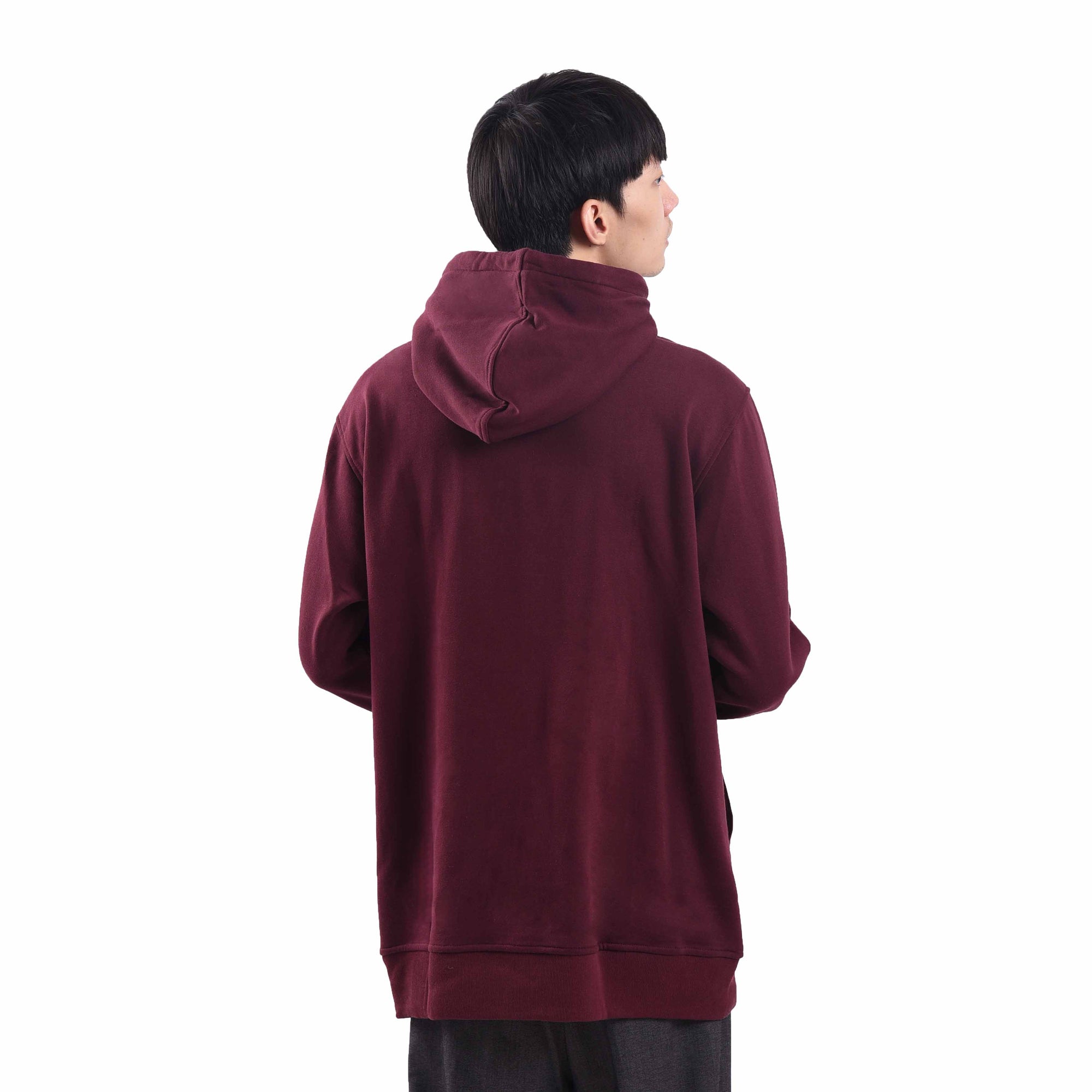 Roughneck H032 Maroon Sig Black Hoodie