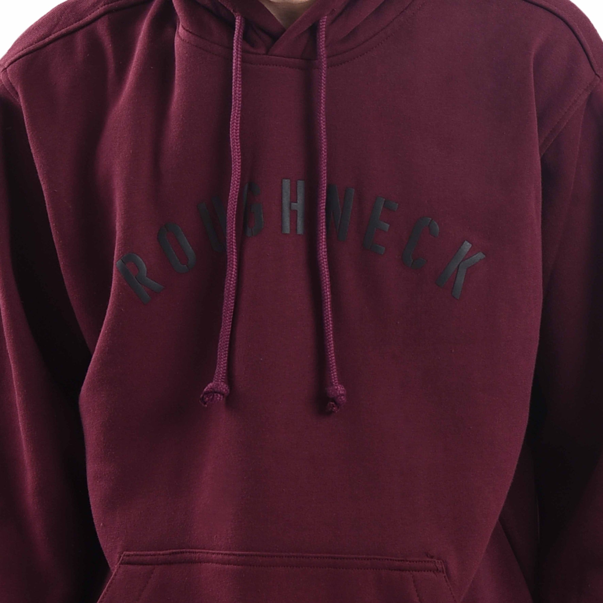 Roughneck H032 Maroon Sig Black Hoodie