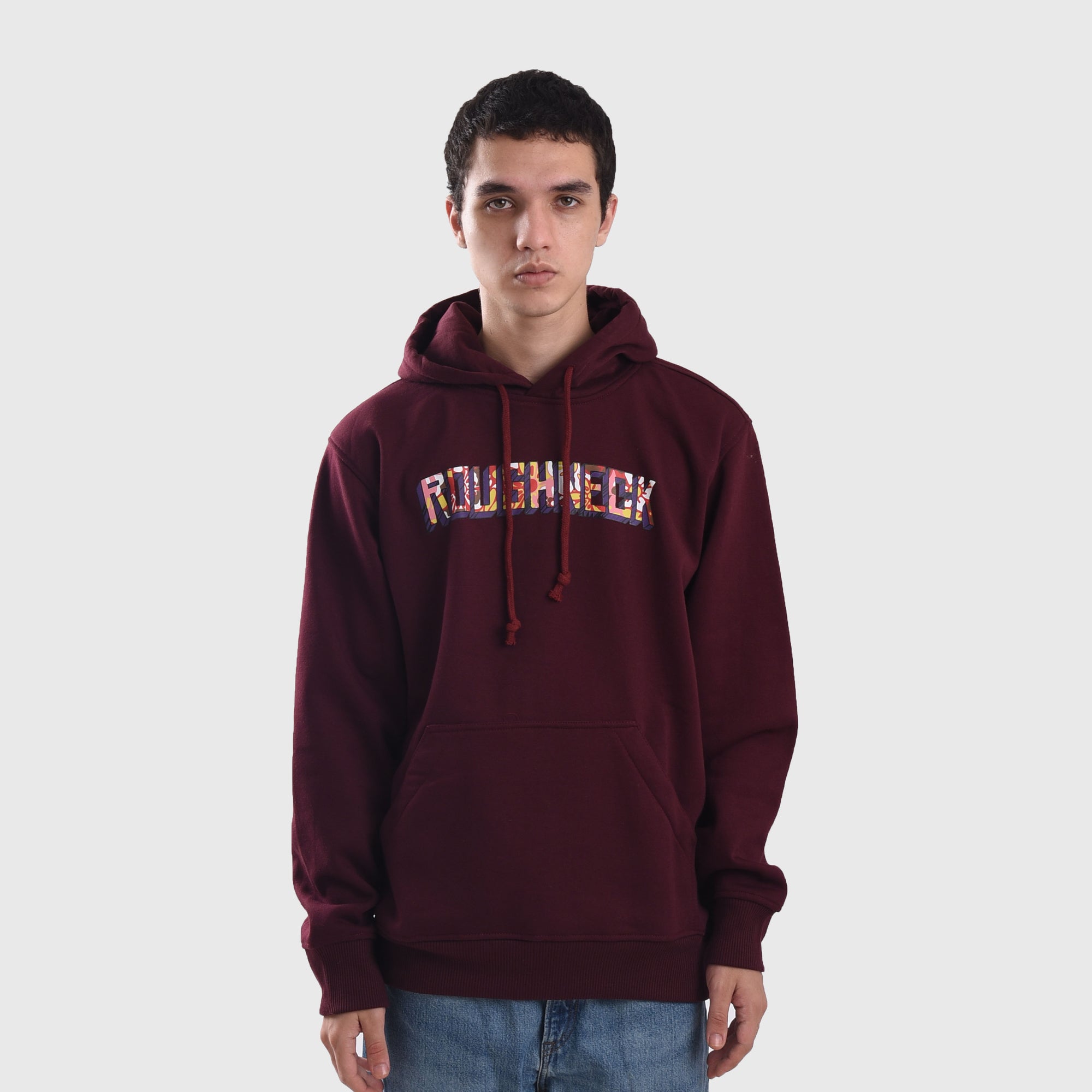 H082 Maroon Hypnotic Hoodie