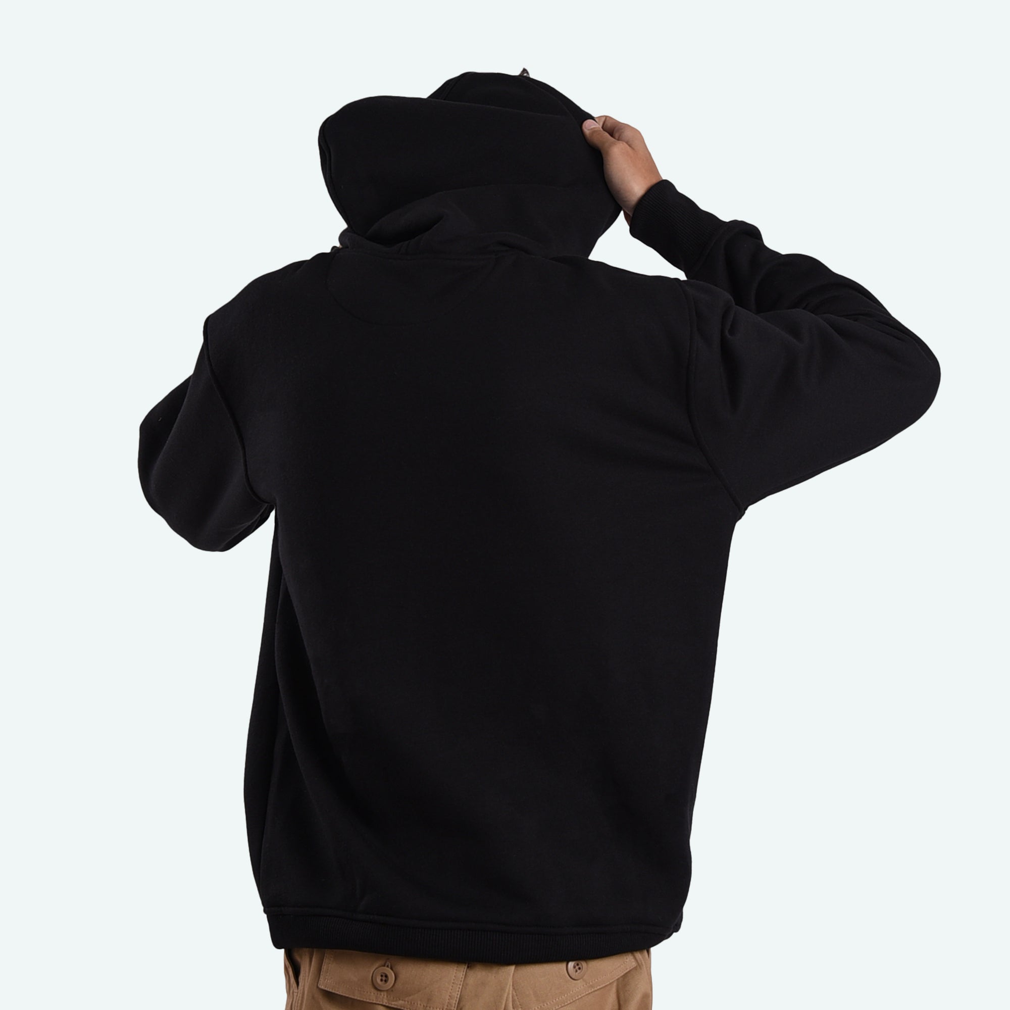 H107 Black Sig 1991 White Hoodie