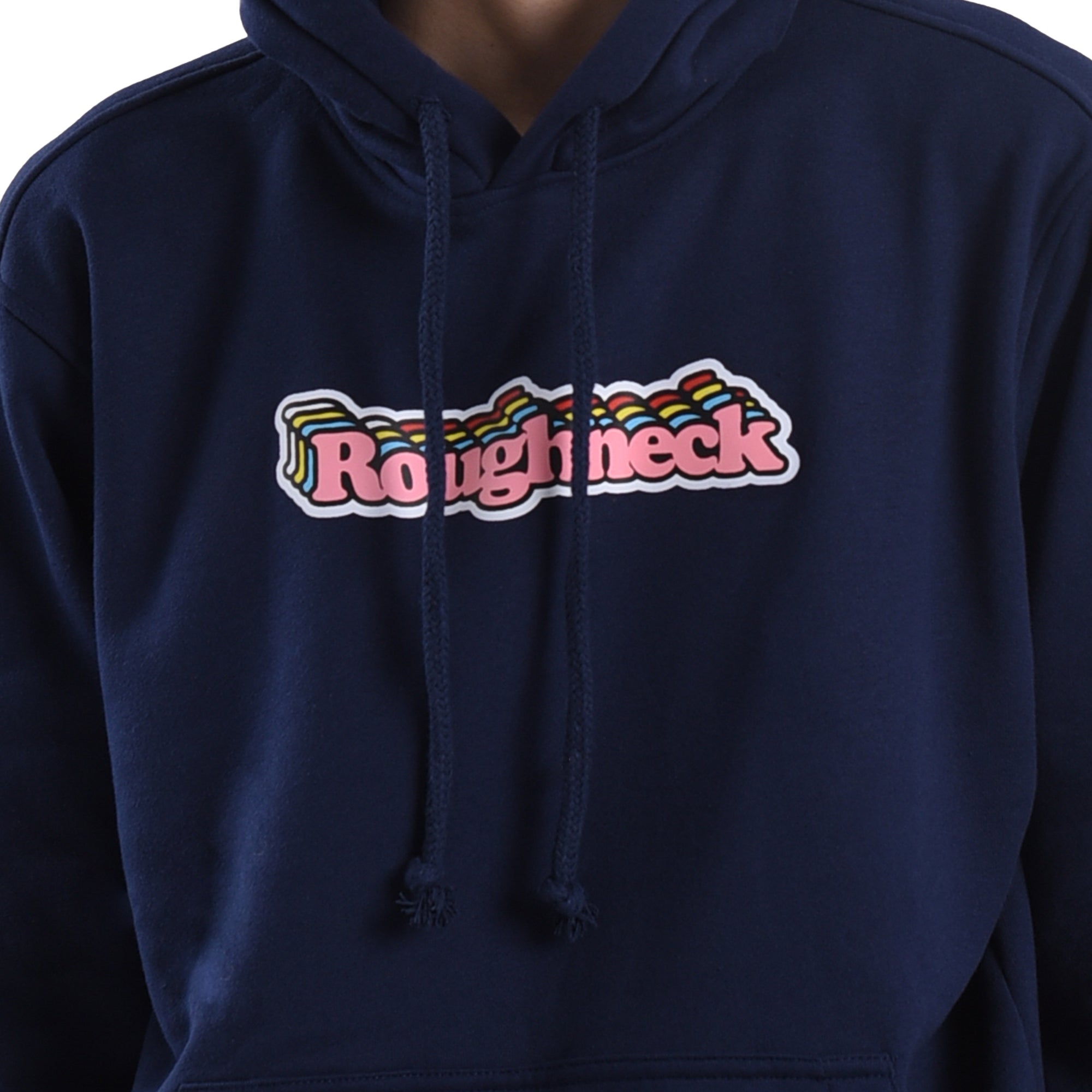 H123 Navy Happy Rainbow Hoodie