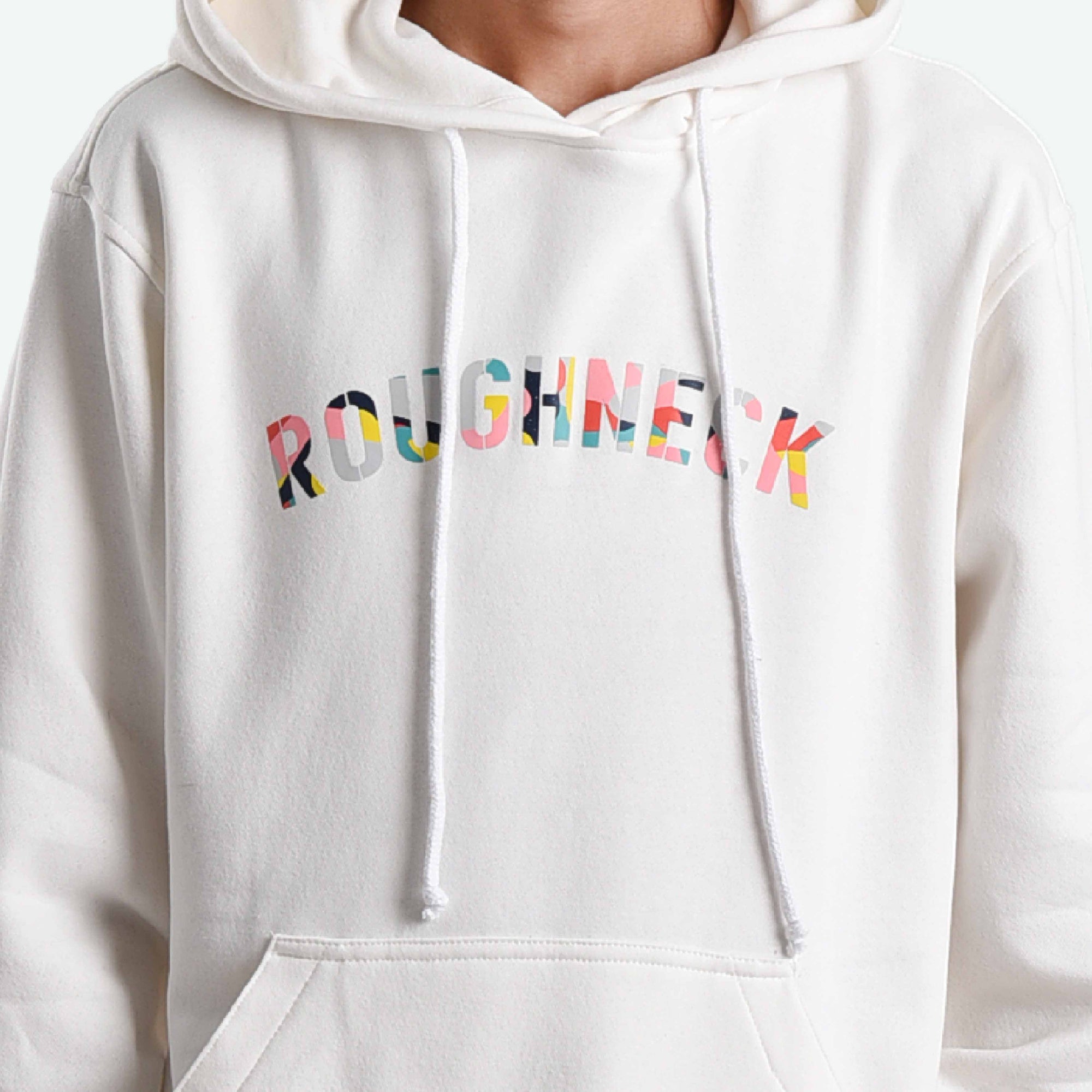 H135 White Sig Happy Hoodie