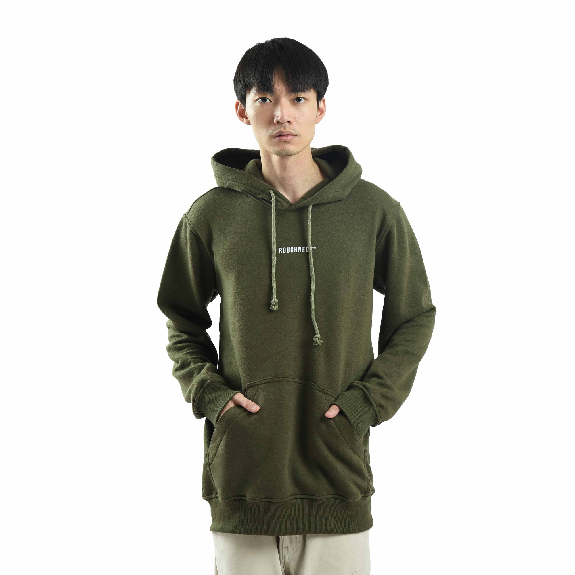 H147 Army Mini Sig White Hoodie