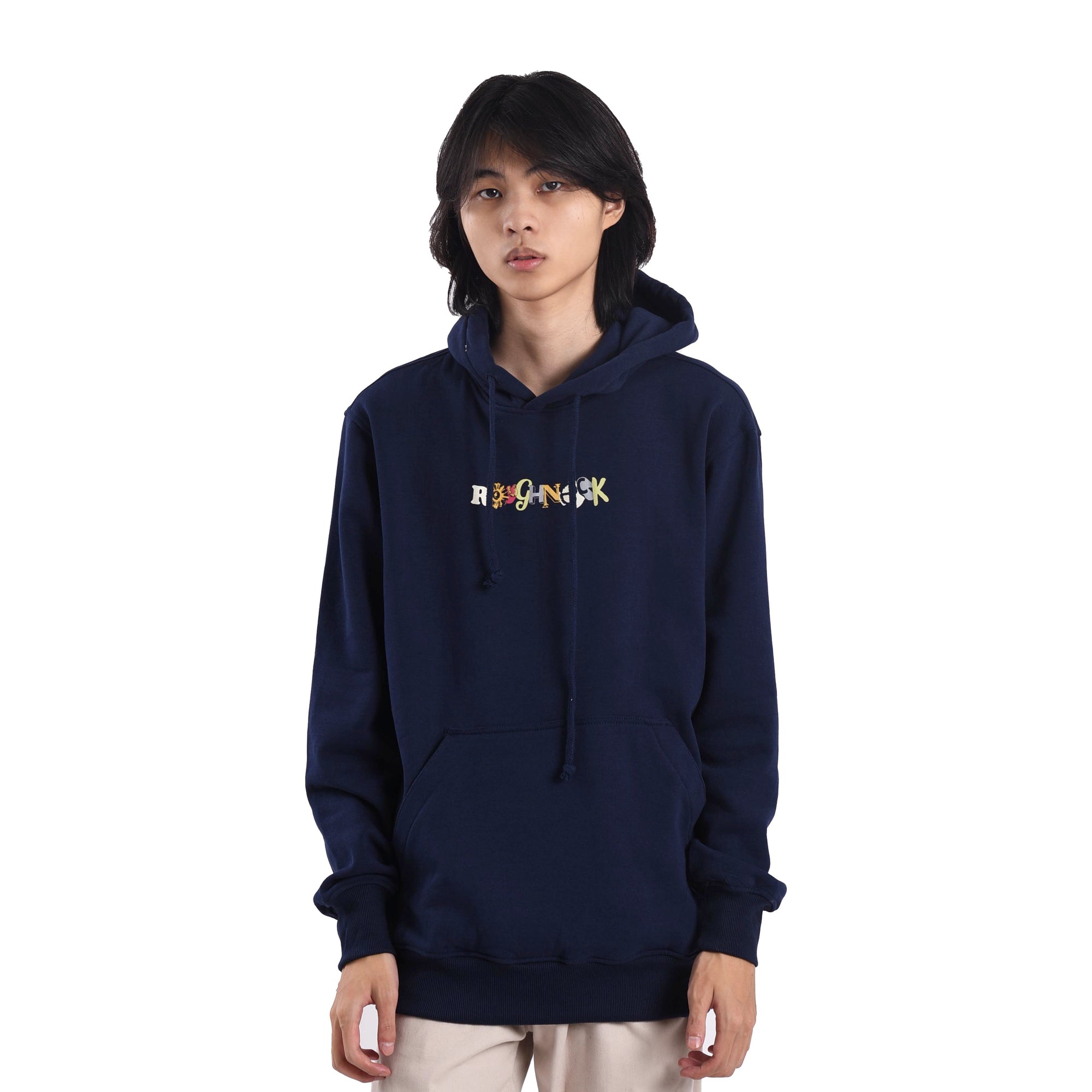 H226 Navy Postmo Hoodie