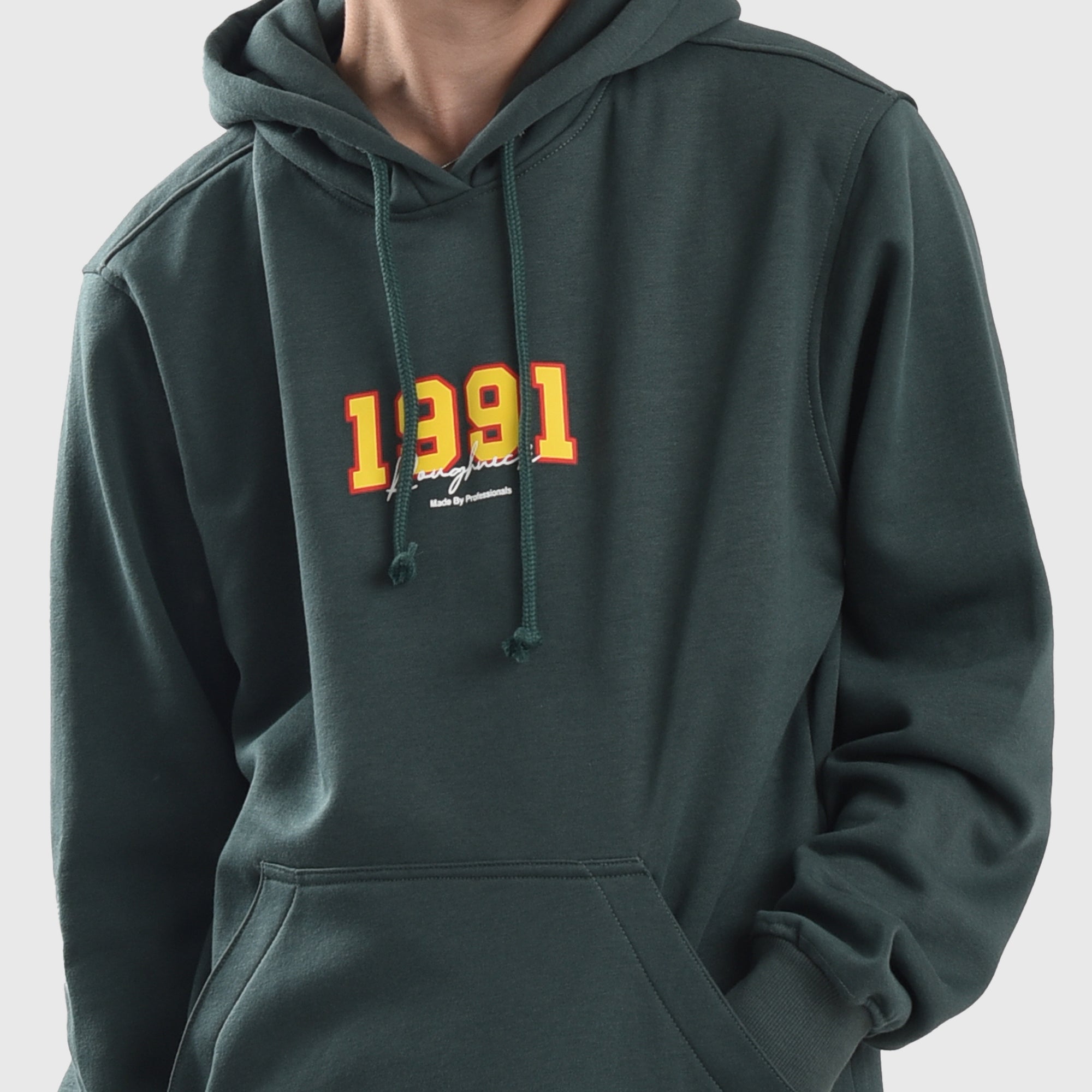 H406 Green Barking Hoodie