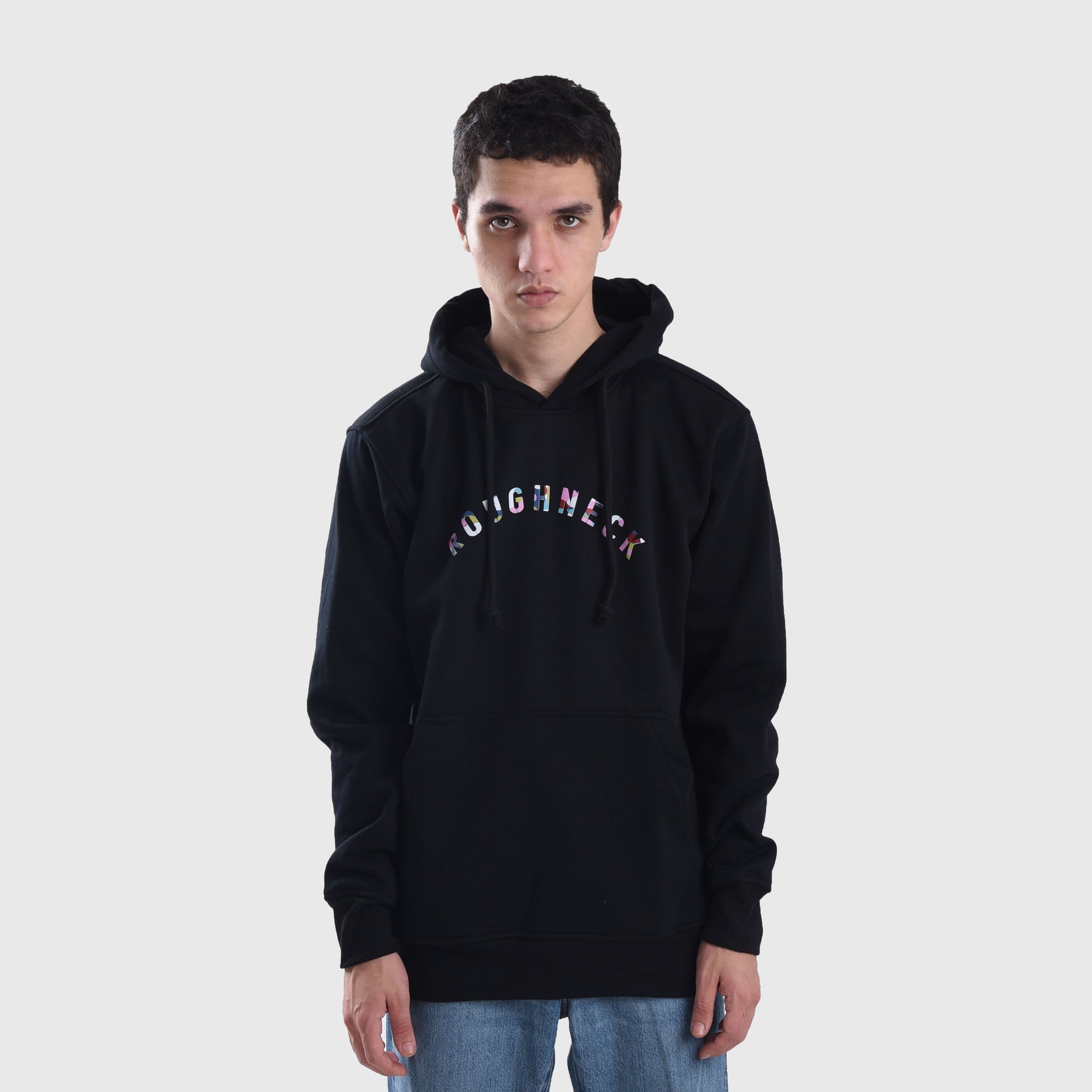 H482 Black Sig Happy V2 Hoodie