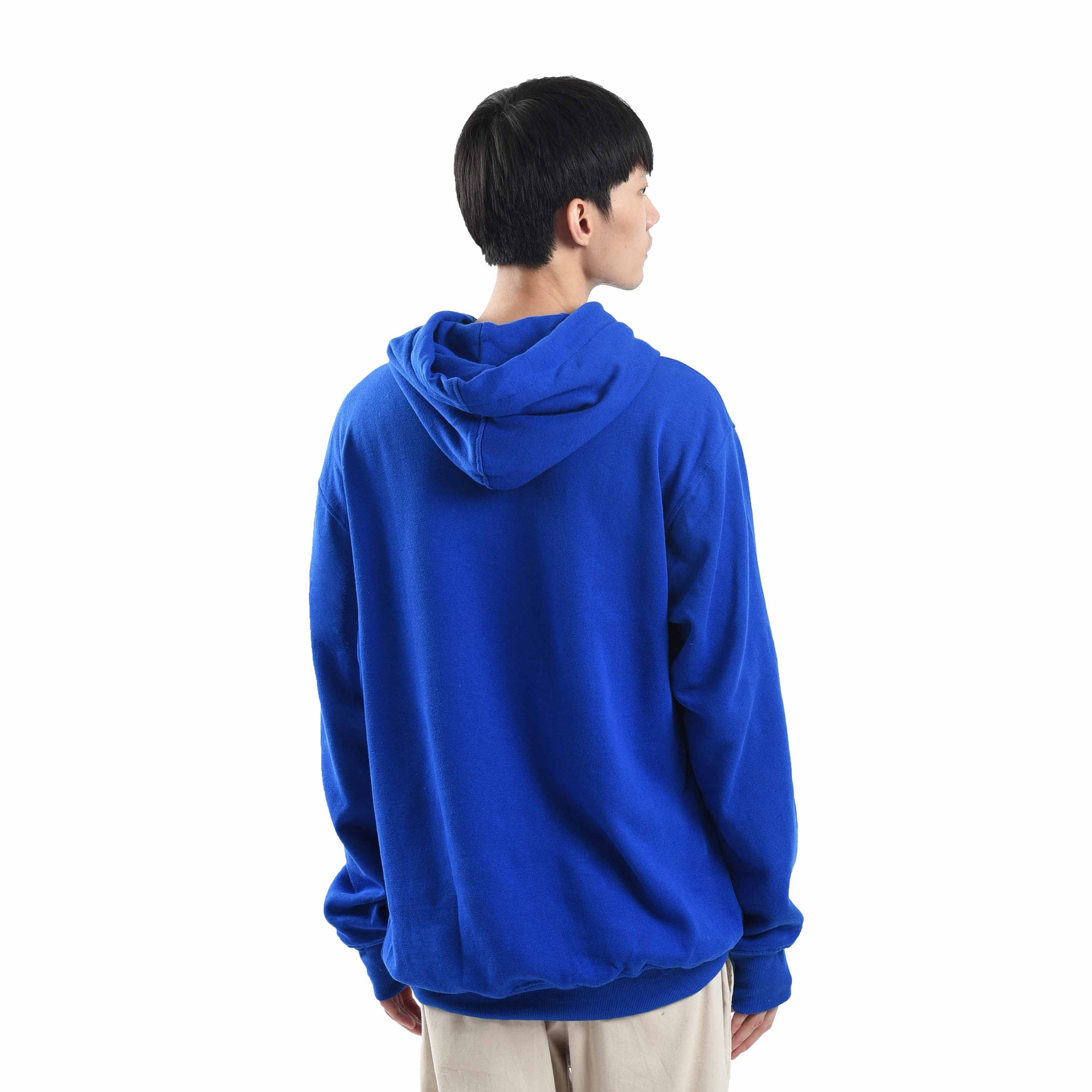 H492 Blue Mini Sig White Hoodie