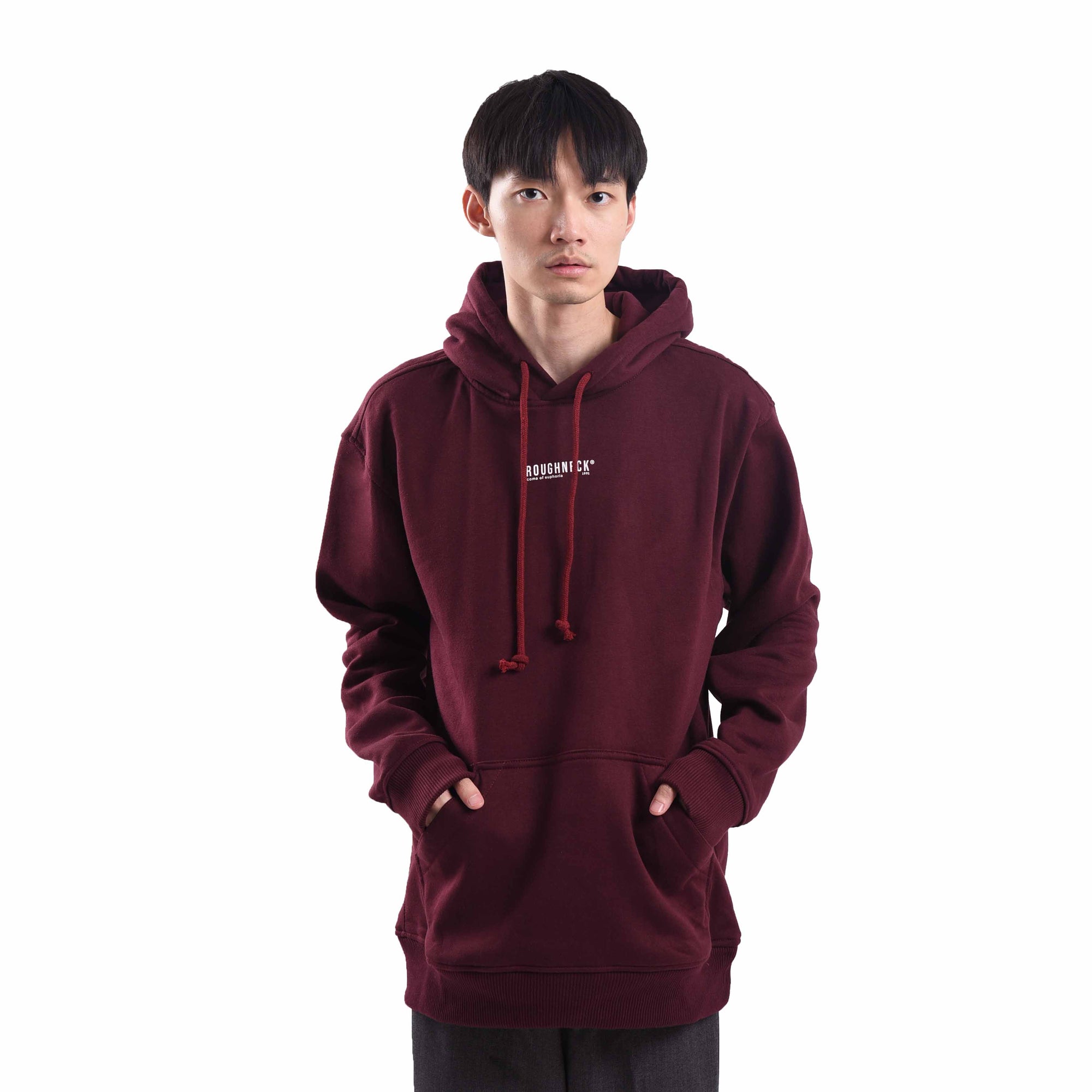 H524 Maroon Coma Euphoria Hoodie