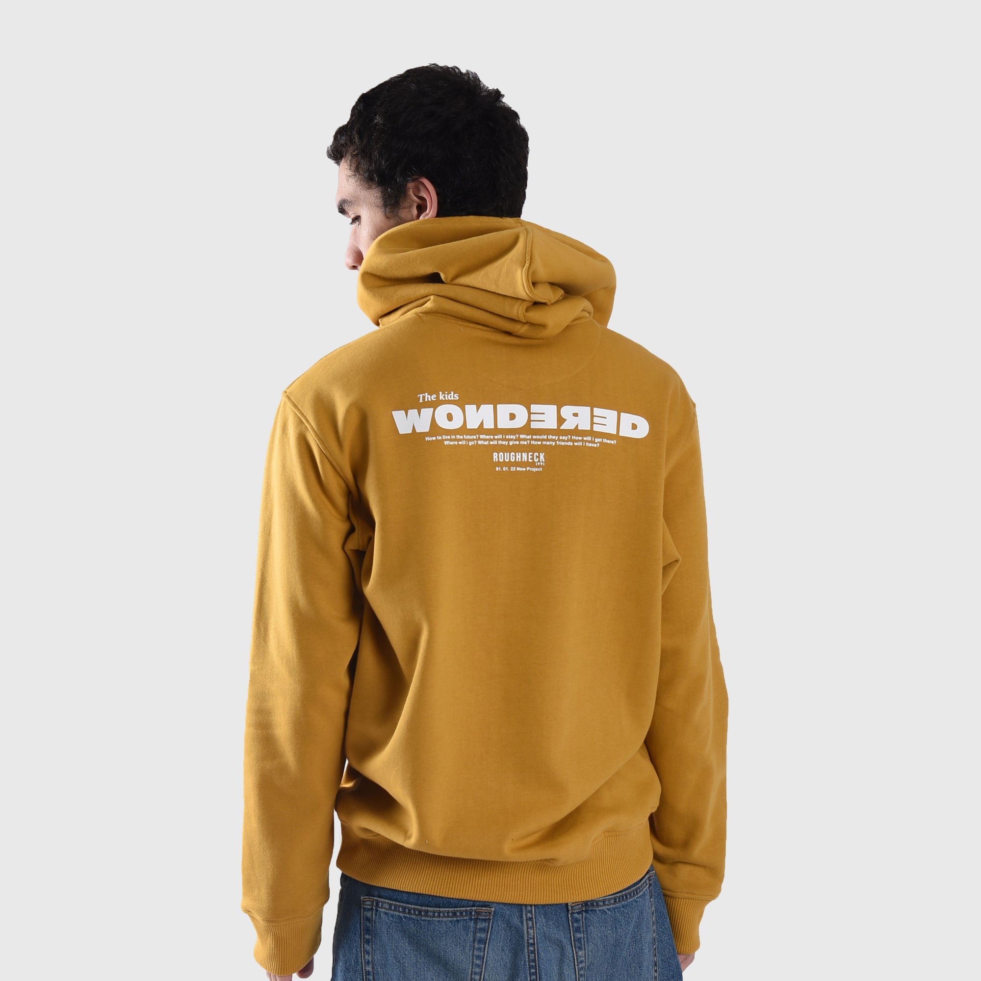 H935 The Wondered Mustard Hoodie