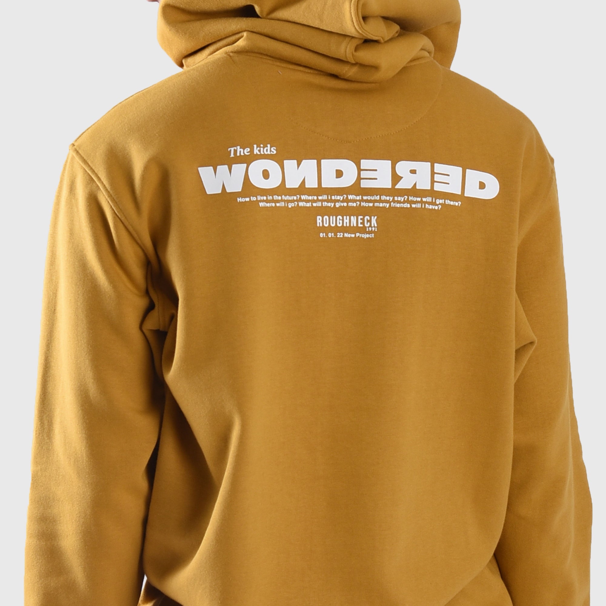 H935 The Wondered Mustard Hoodie