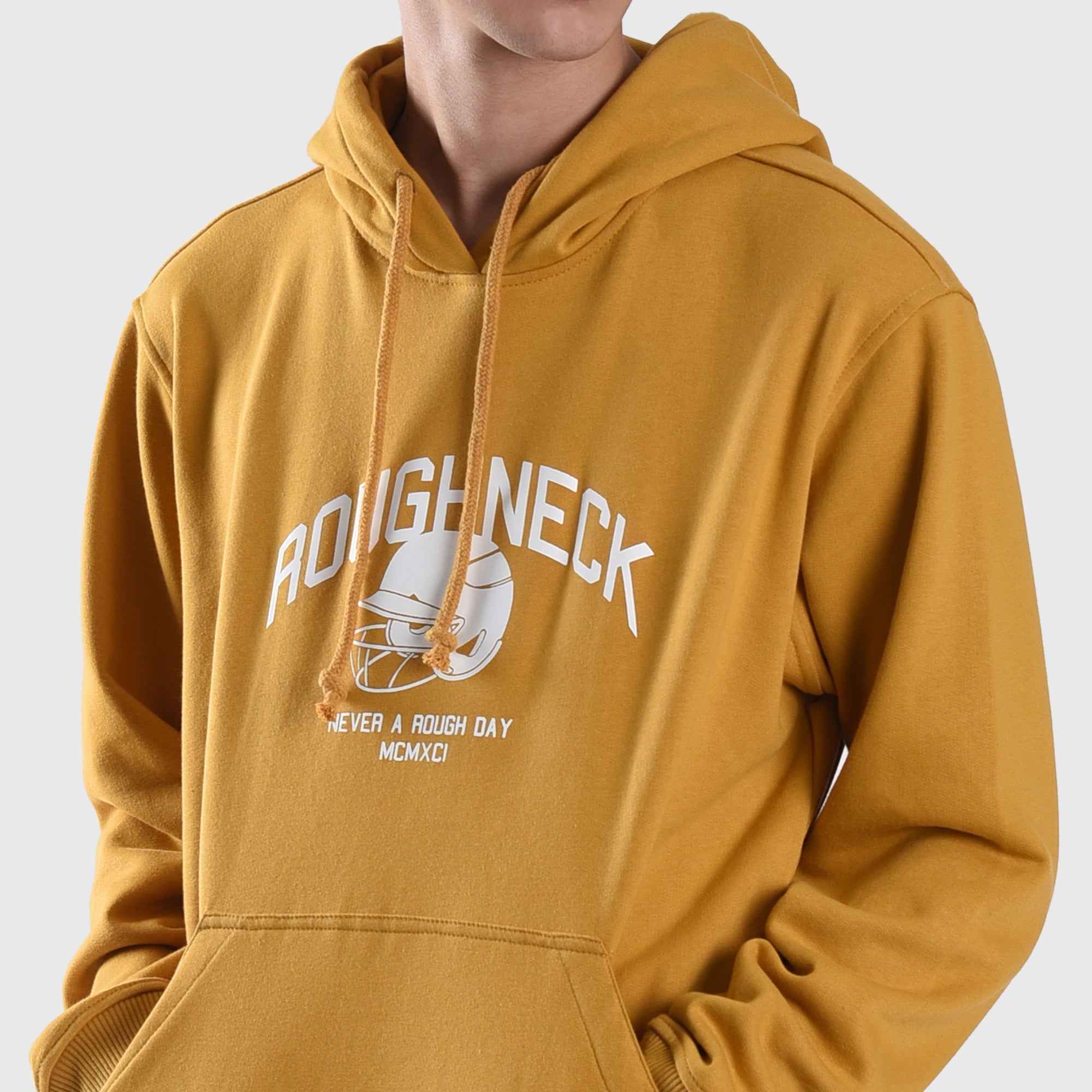 H949 Baseball Mustard Hoodie