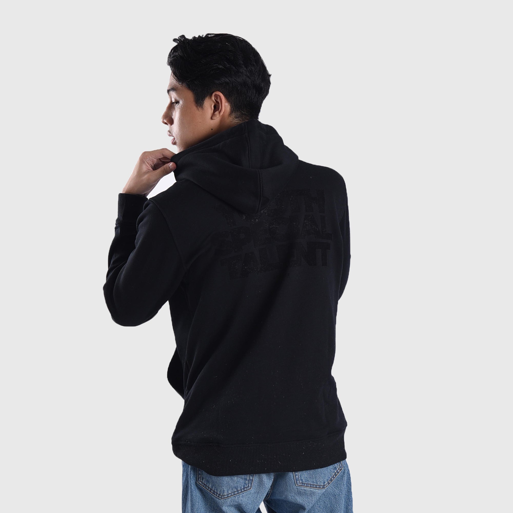 H972 Black Youth Talent Hoodie