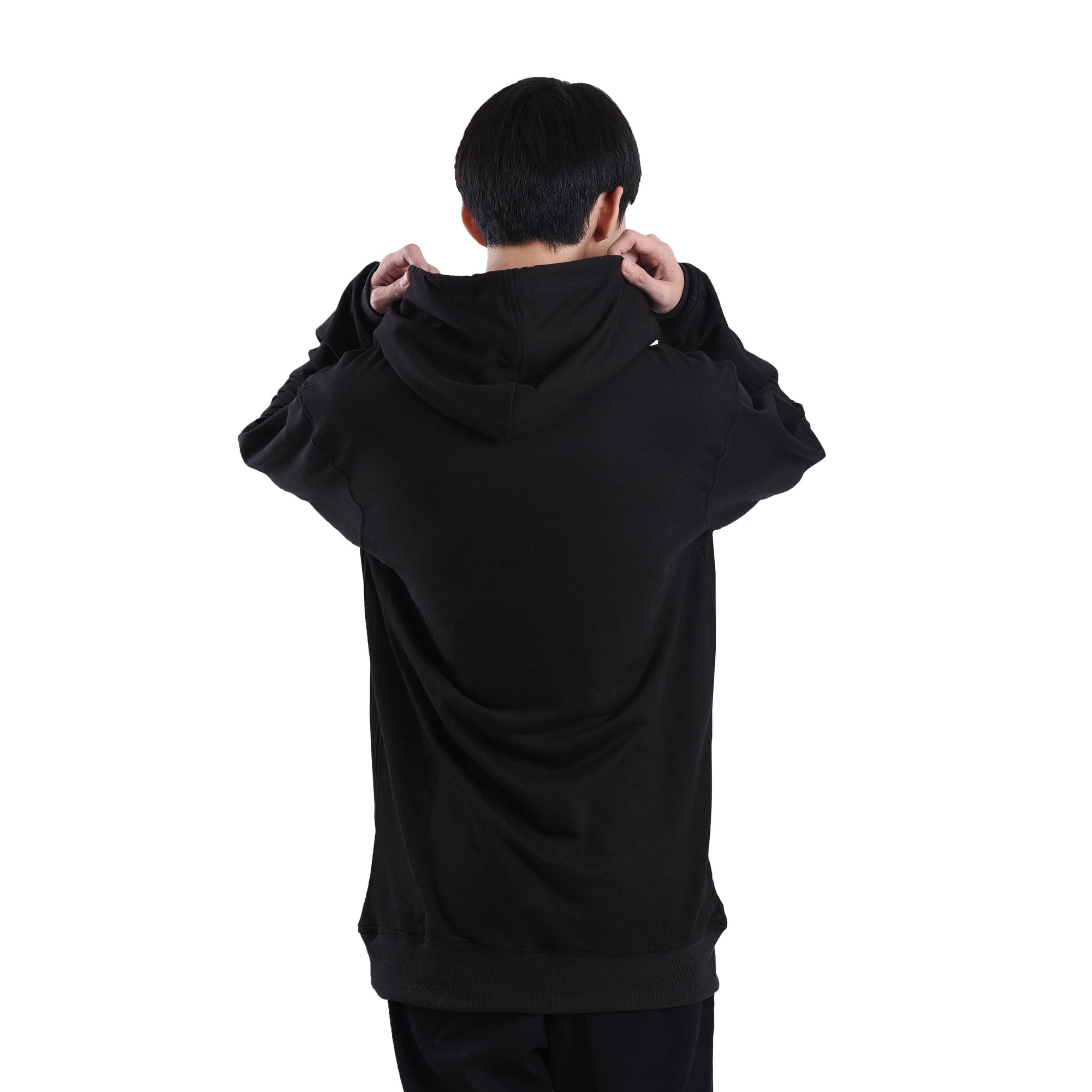 HB003 Black Sig 1991 White Hoodie