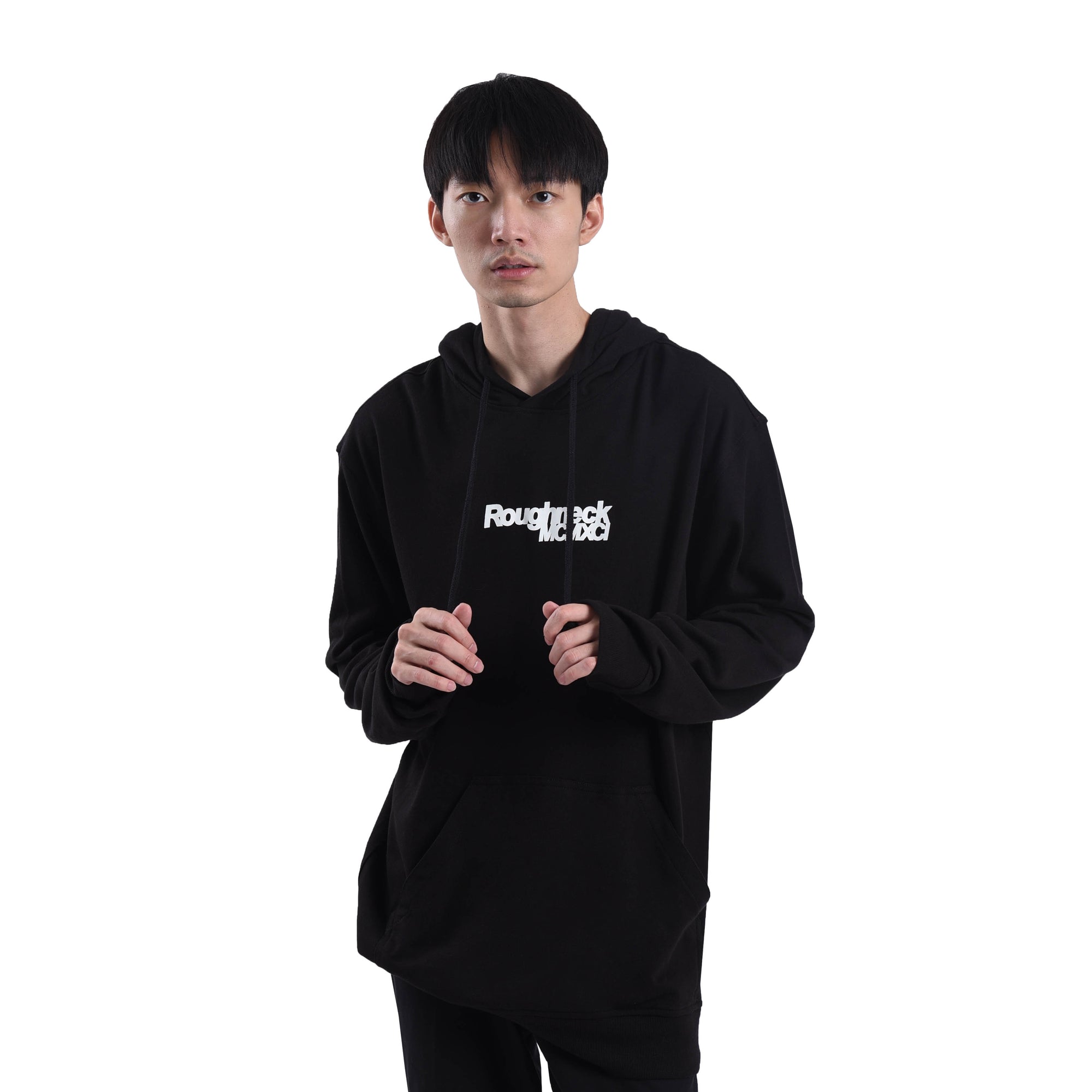 HB013 Black MCMXXI White Hoodie