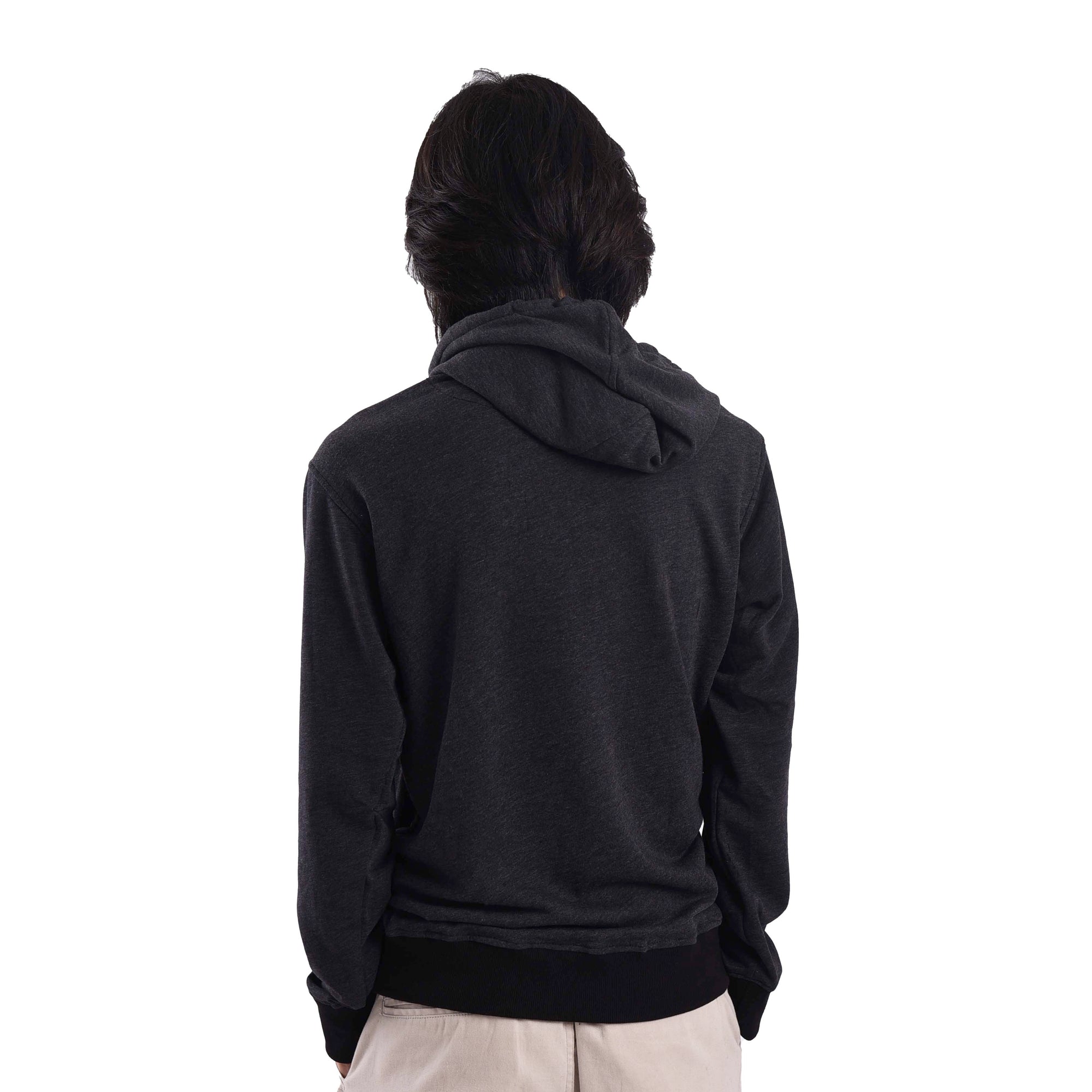 HB022 Black Simplicity Hoodie