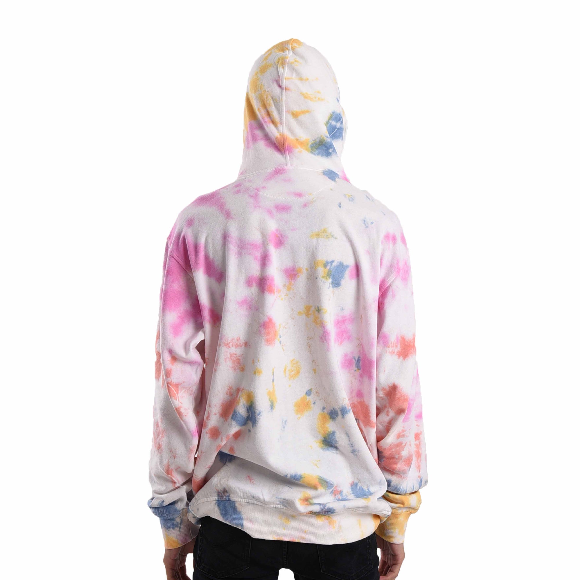 HD009 Rainbow Mini Sig Tie Dye Hoodie