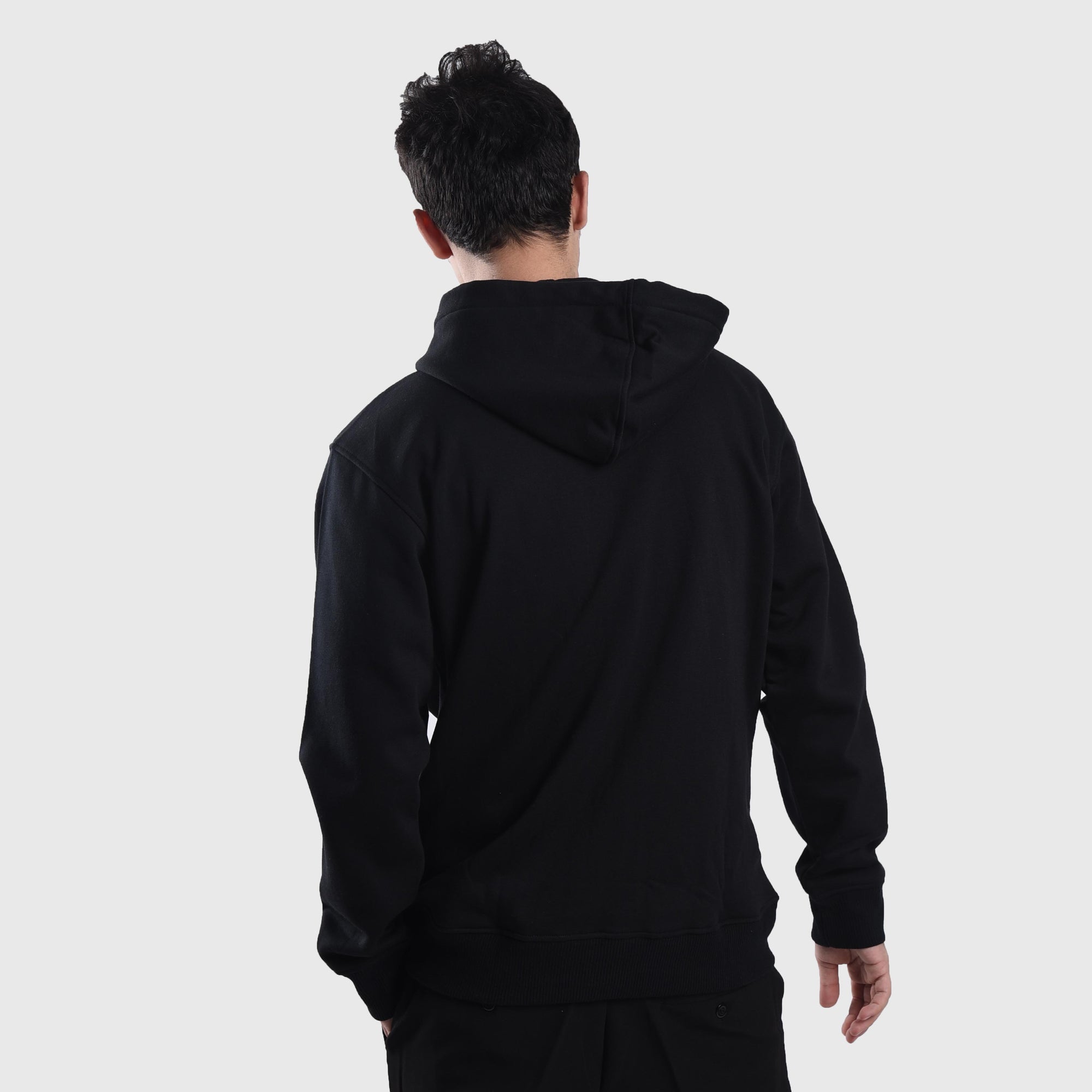 HZ016 Black Forbidden Sig Zipper Hoodie