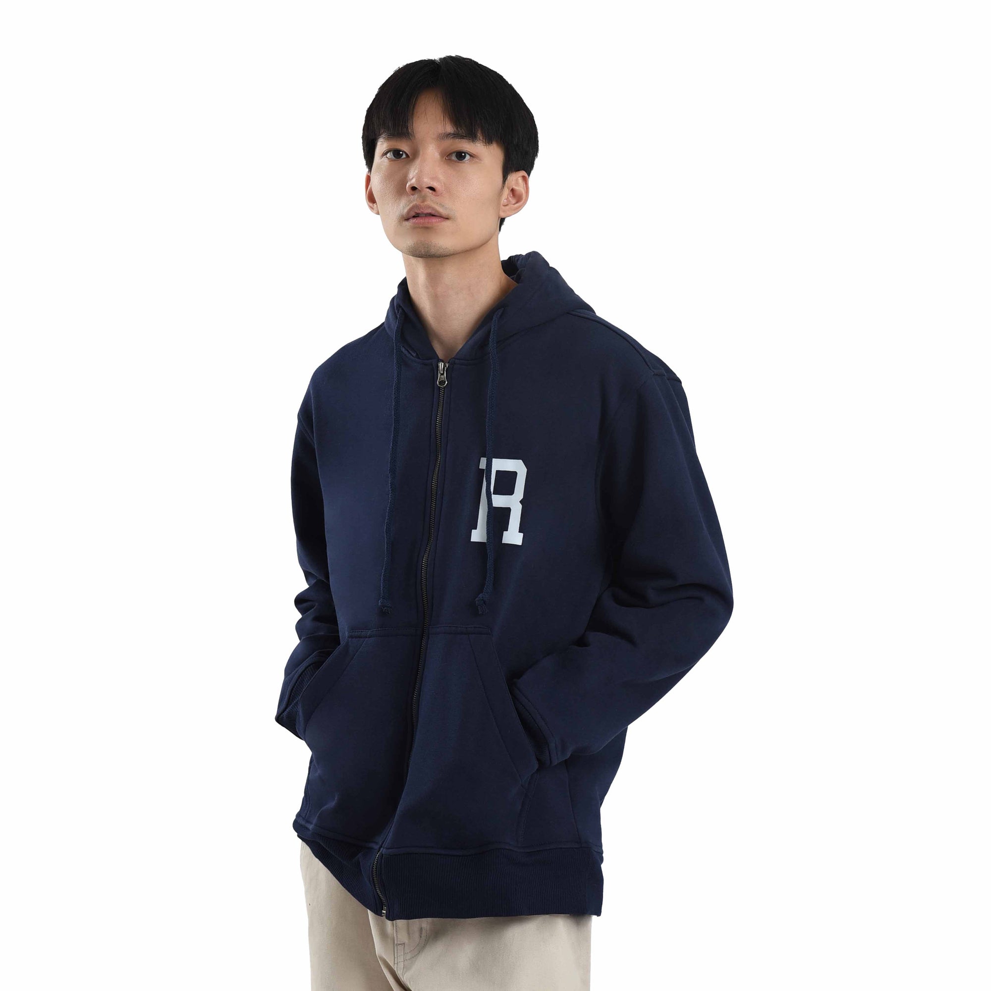 HZ018 Navy Sig R Hoodie