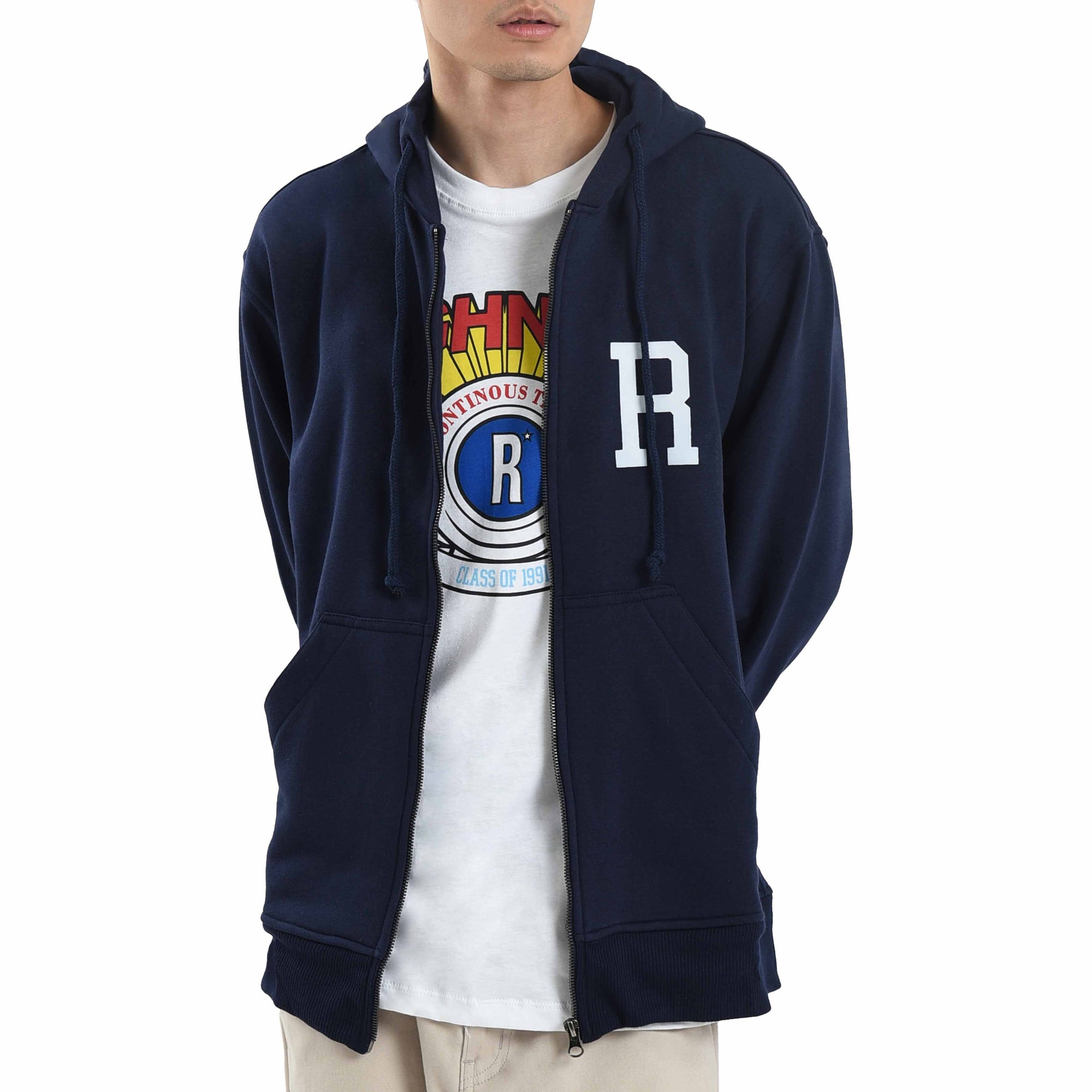 HZ018 Navy Sig R Hoodie