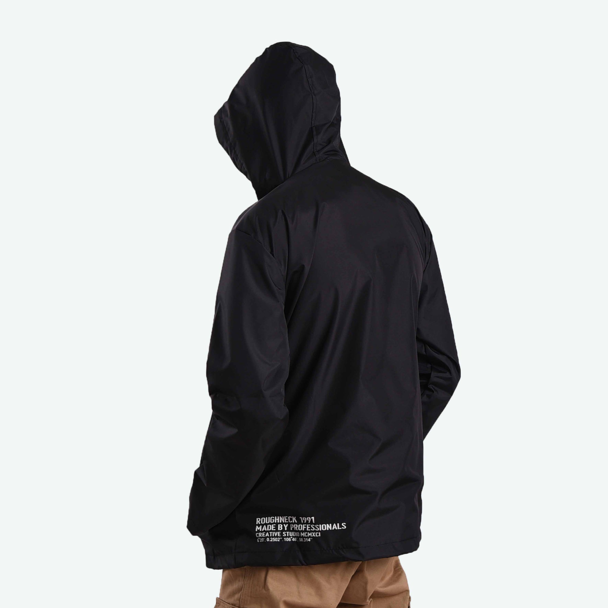 Roughneck JG002 Black Santiago Cagoule Jacket