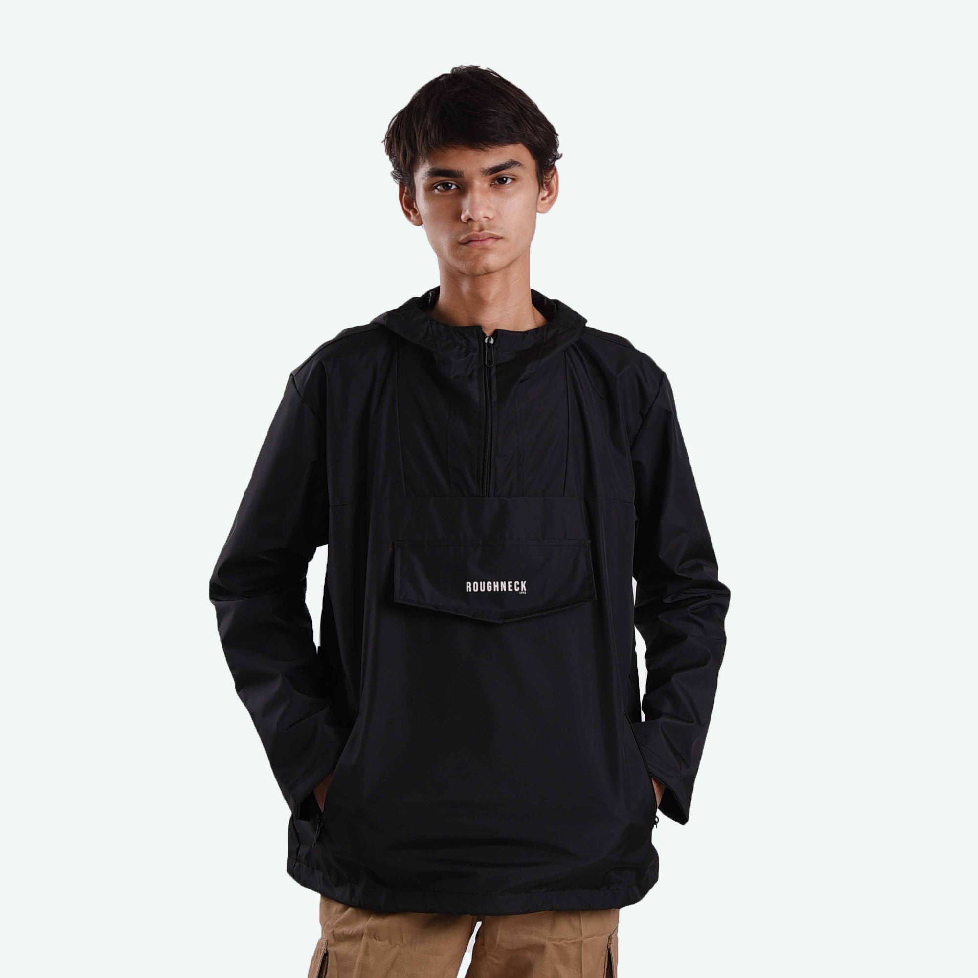 Roughneck JG002 Black Santiago Cagoule Jacket