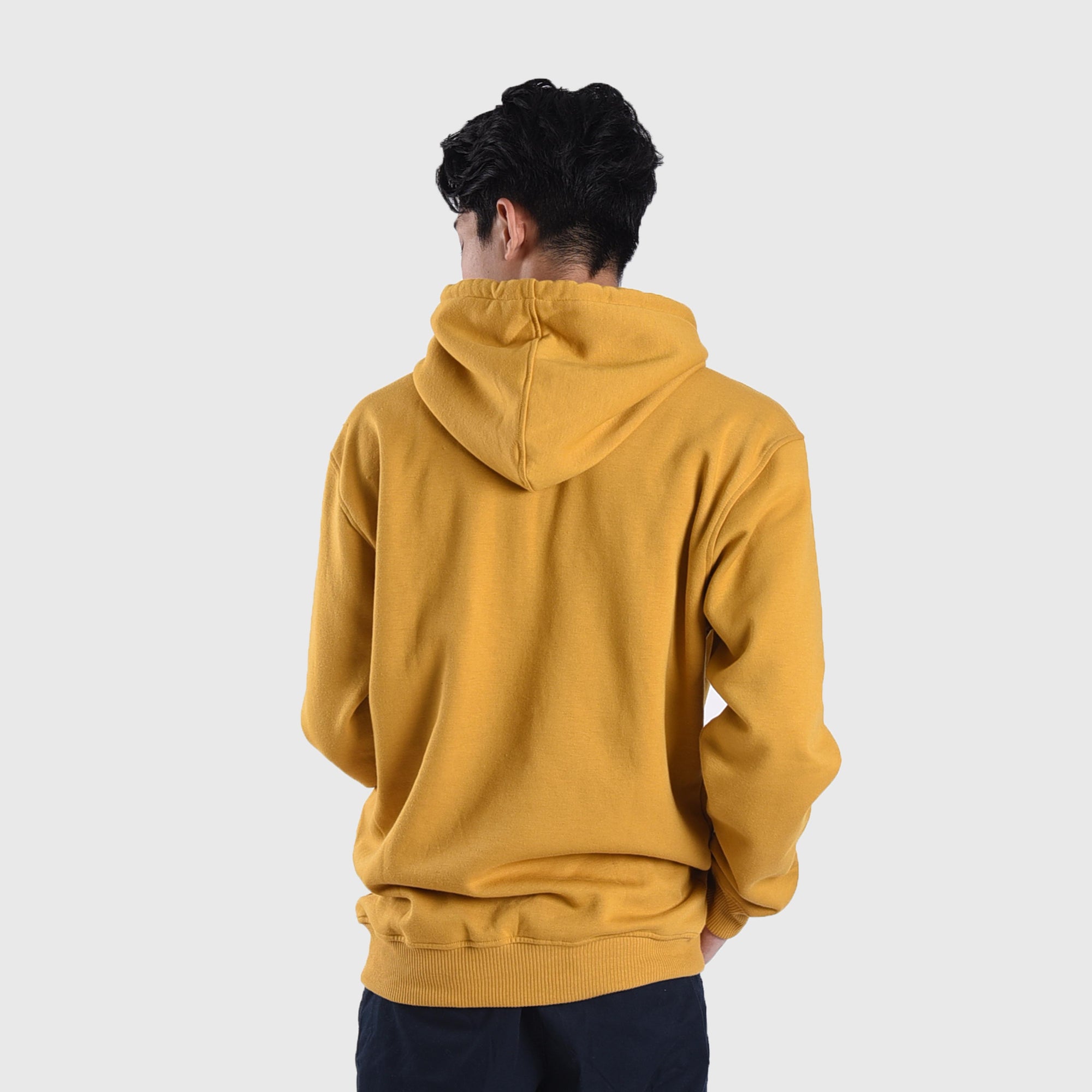 Roughneck H076 Mustard Sig Black Hoodie