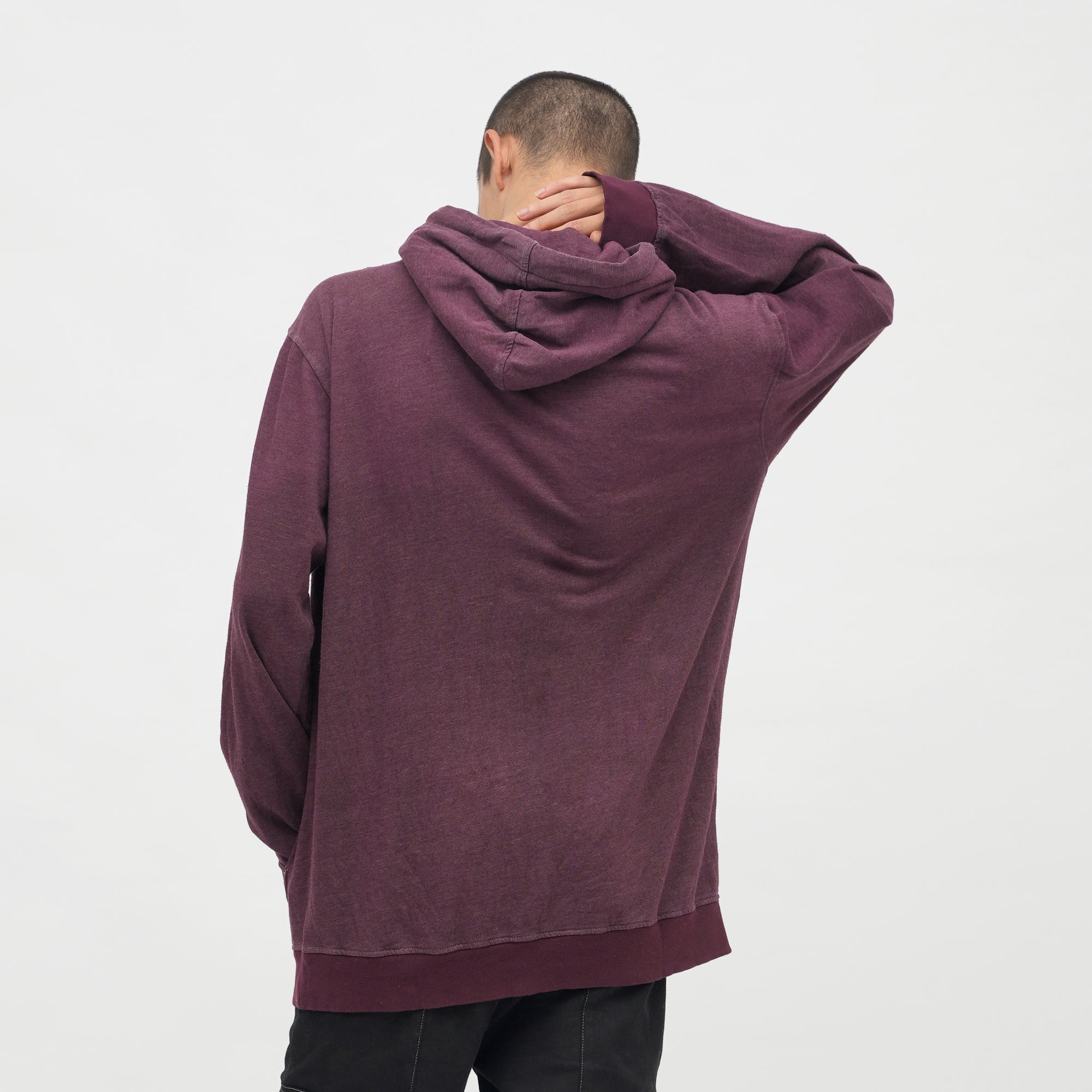 Roughneck H1025 Maroon Washed HD Mini Sig Hoodie